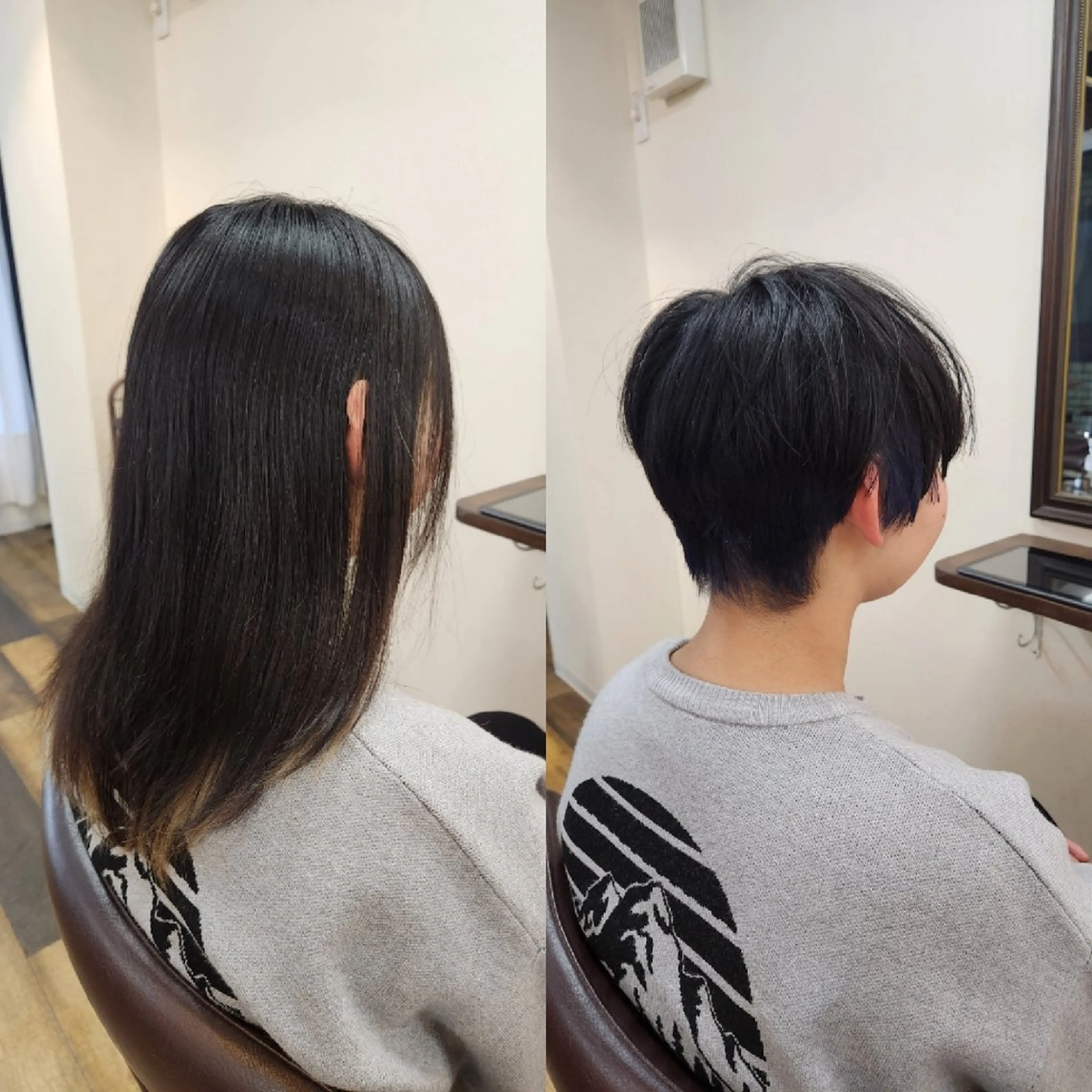 ショート ショートヘア 龍 悠紀のヘアスタイル