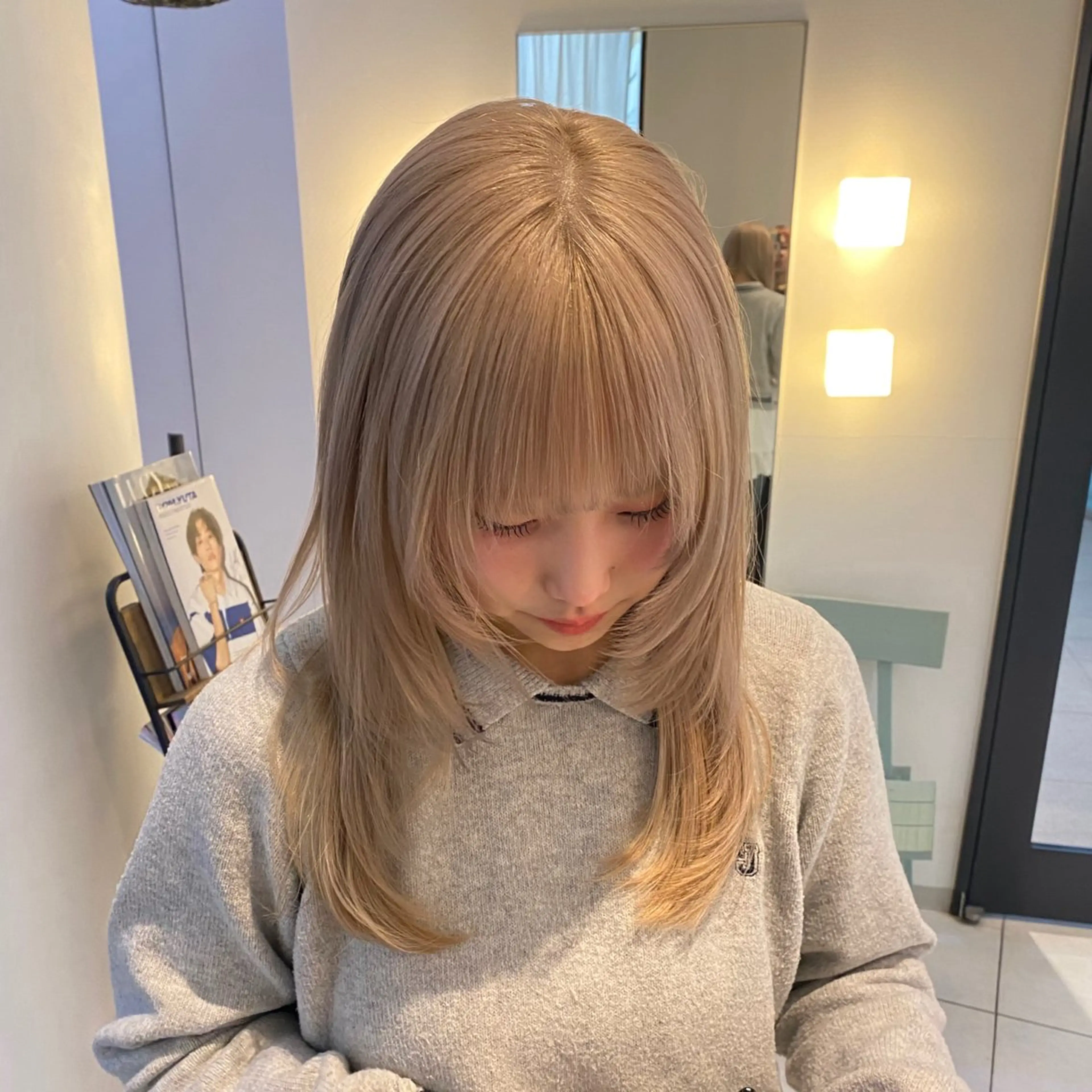 ロング カラー 卒業式のヘアスタイル カット ヘアカラー トリートメント mai / linoah˚✧のヘアスタイル