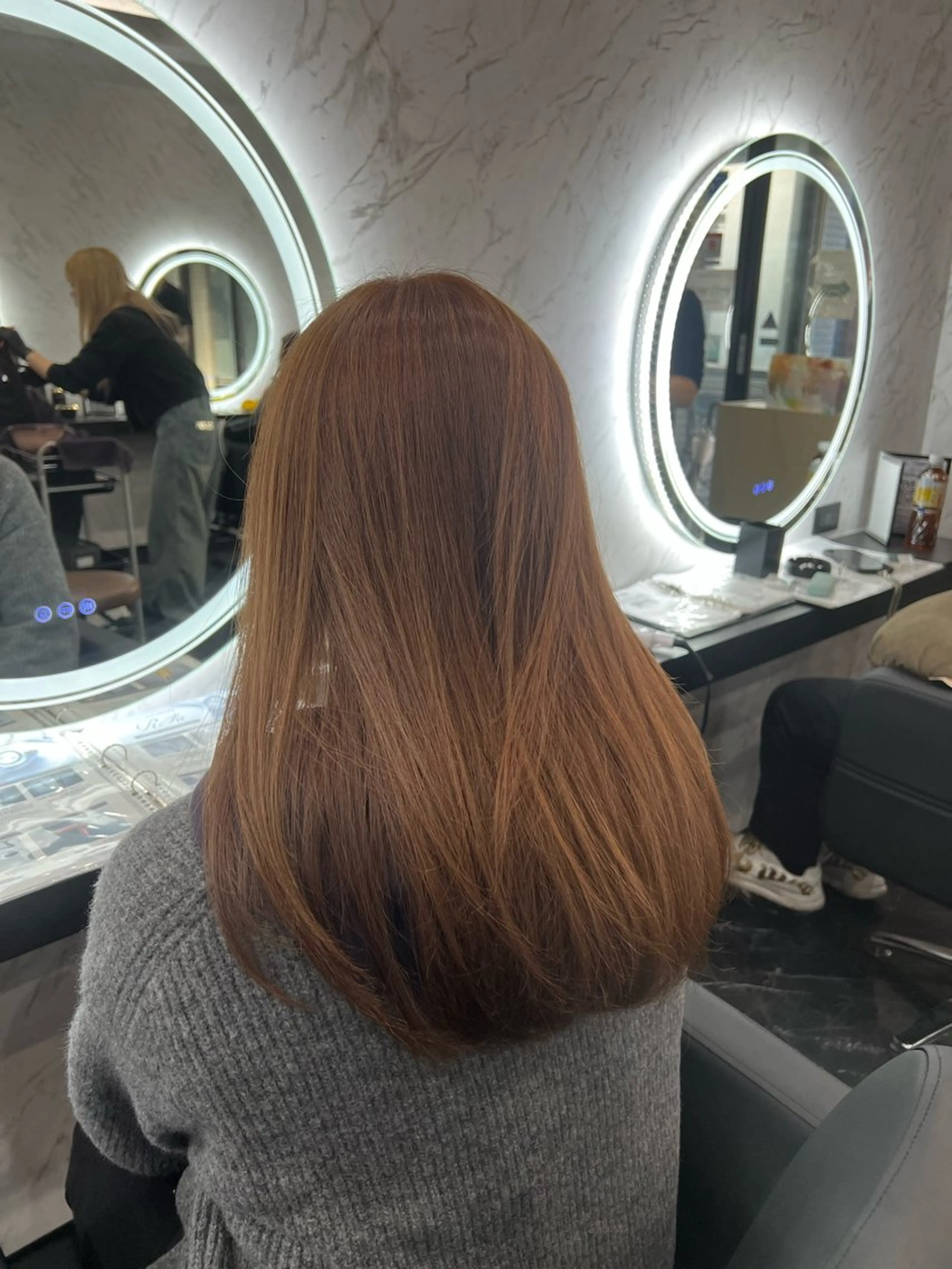 セミロング 山北 優姫のヘアスタイル