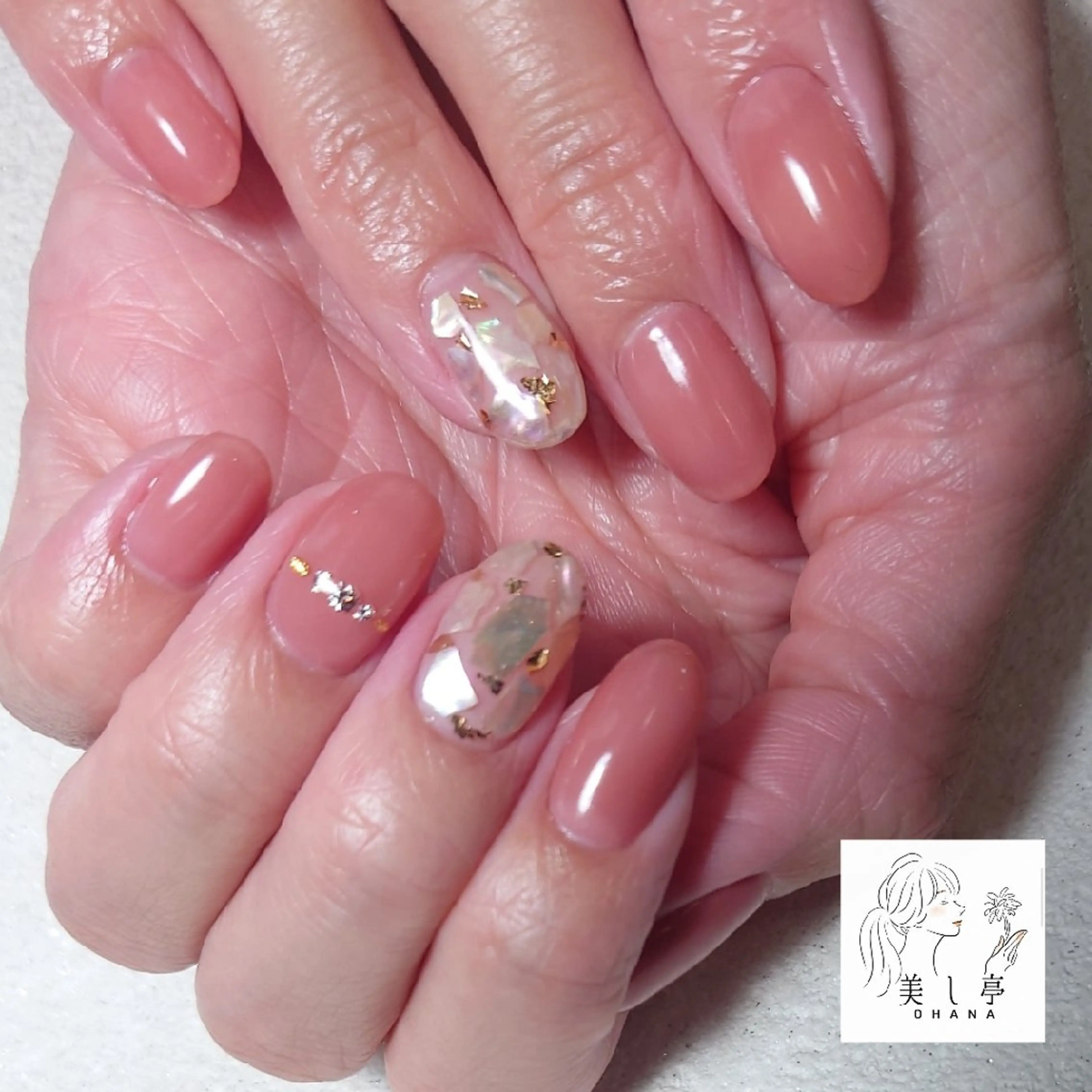 ネイル 美し亭 OHANAのネイルデザイン