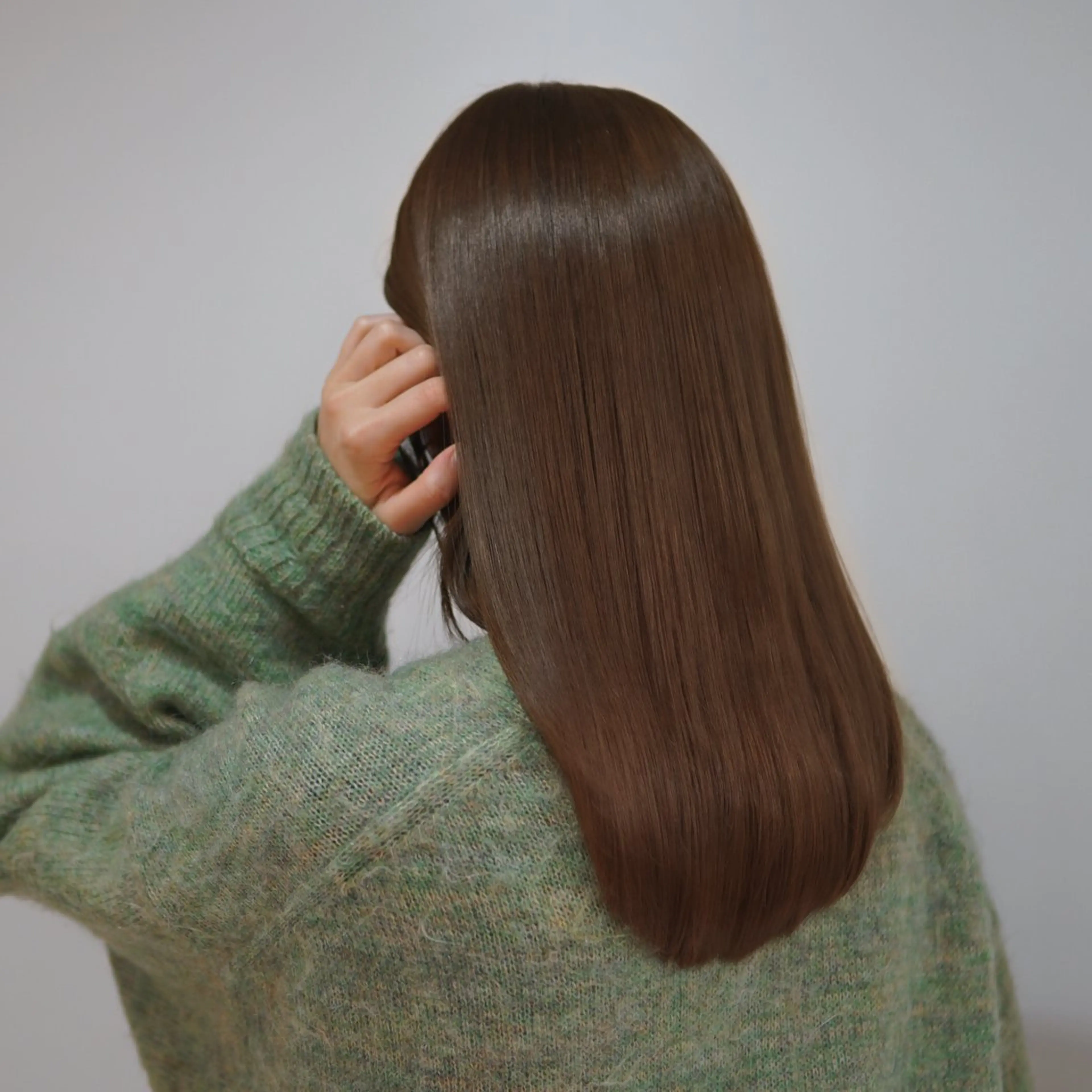 セミロング 髪質改善/艶カラー 🤍mizueのヘアスタイル