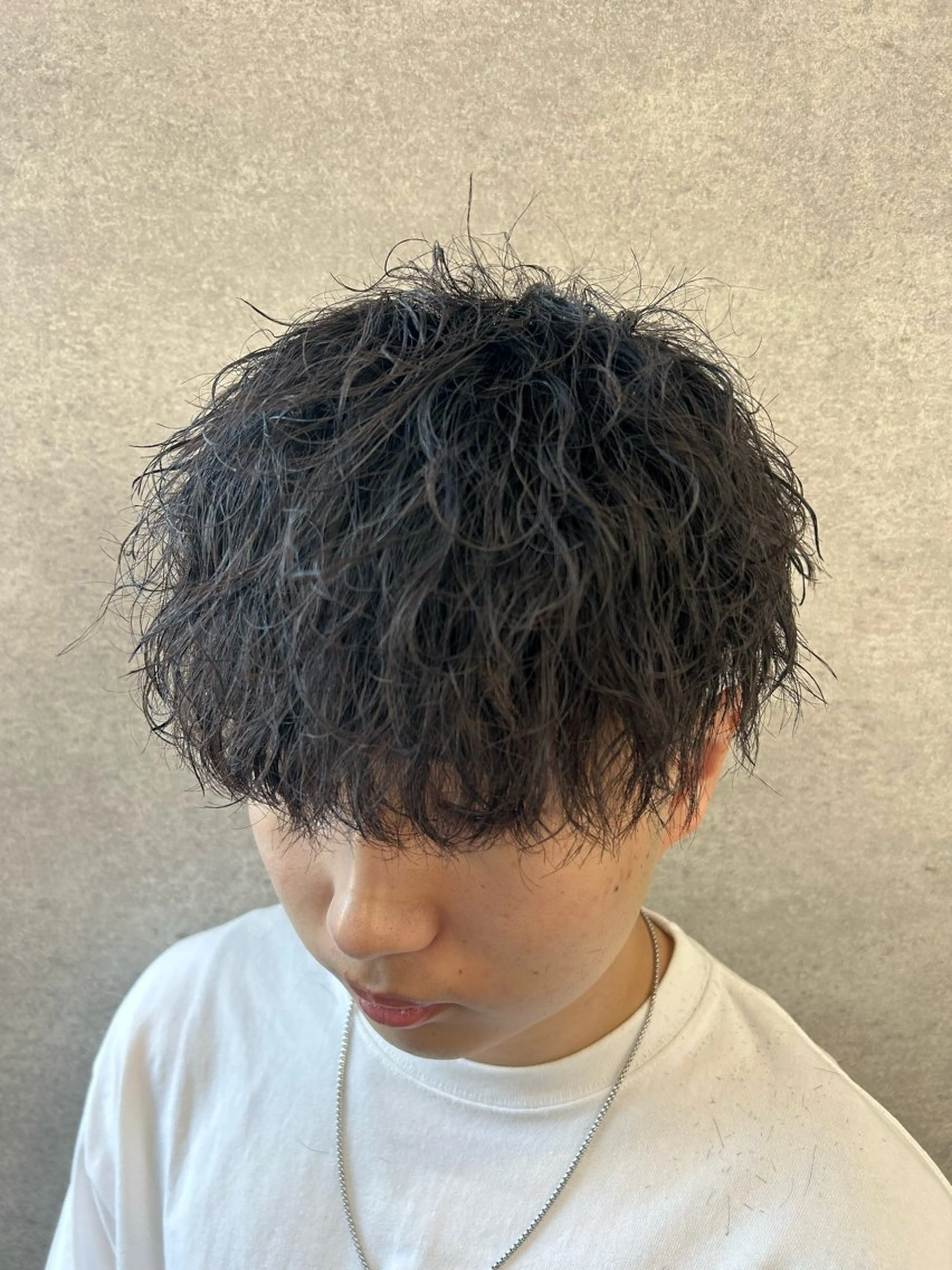 パーマ メンズ カット パーマ トリートメント ヘッドスパ ヘアセット イケメン製造機 🔥上原沙羅🔥のヘアスタイル