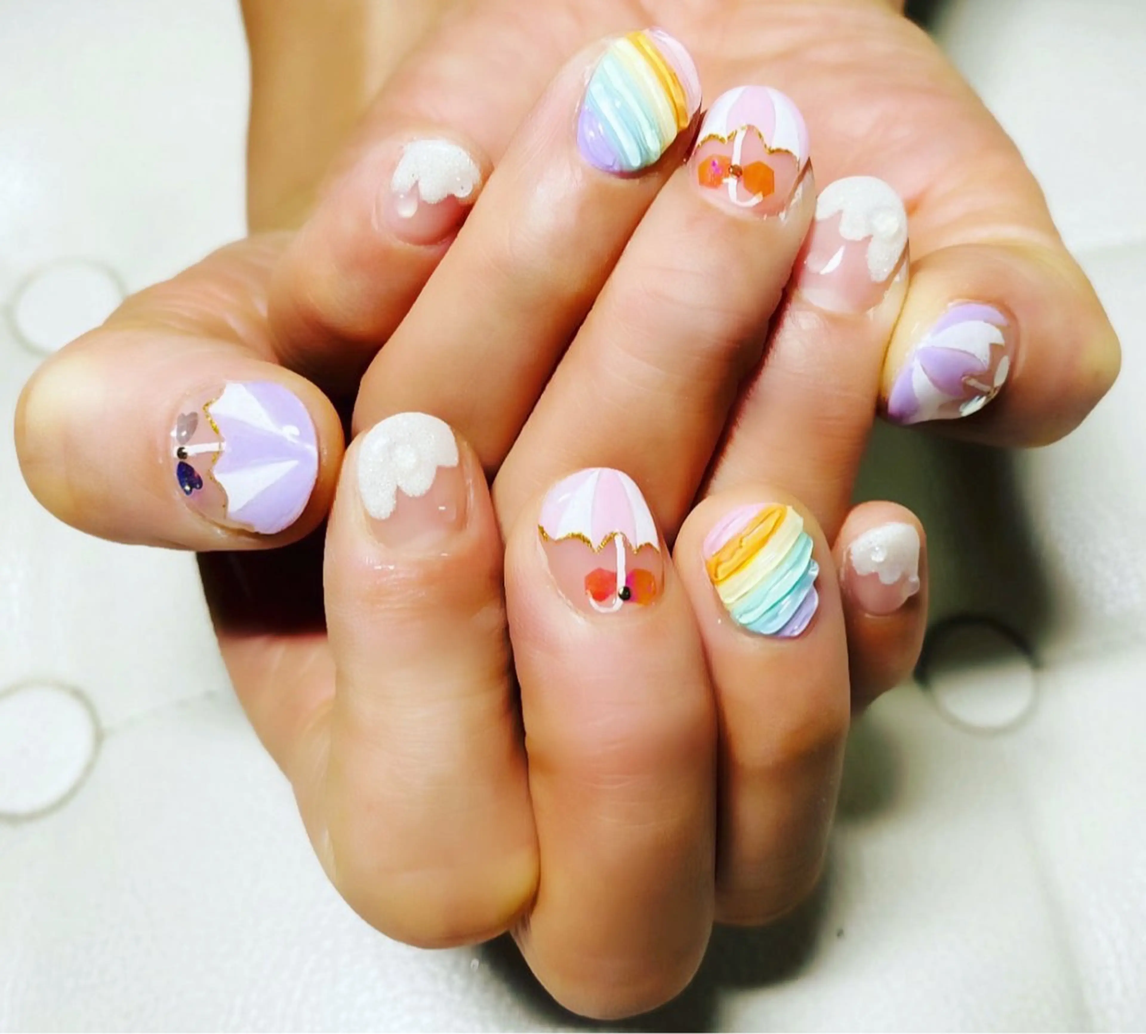 ネイル 夏ネイル ネイルサロン nail_upのネイルデザイン