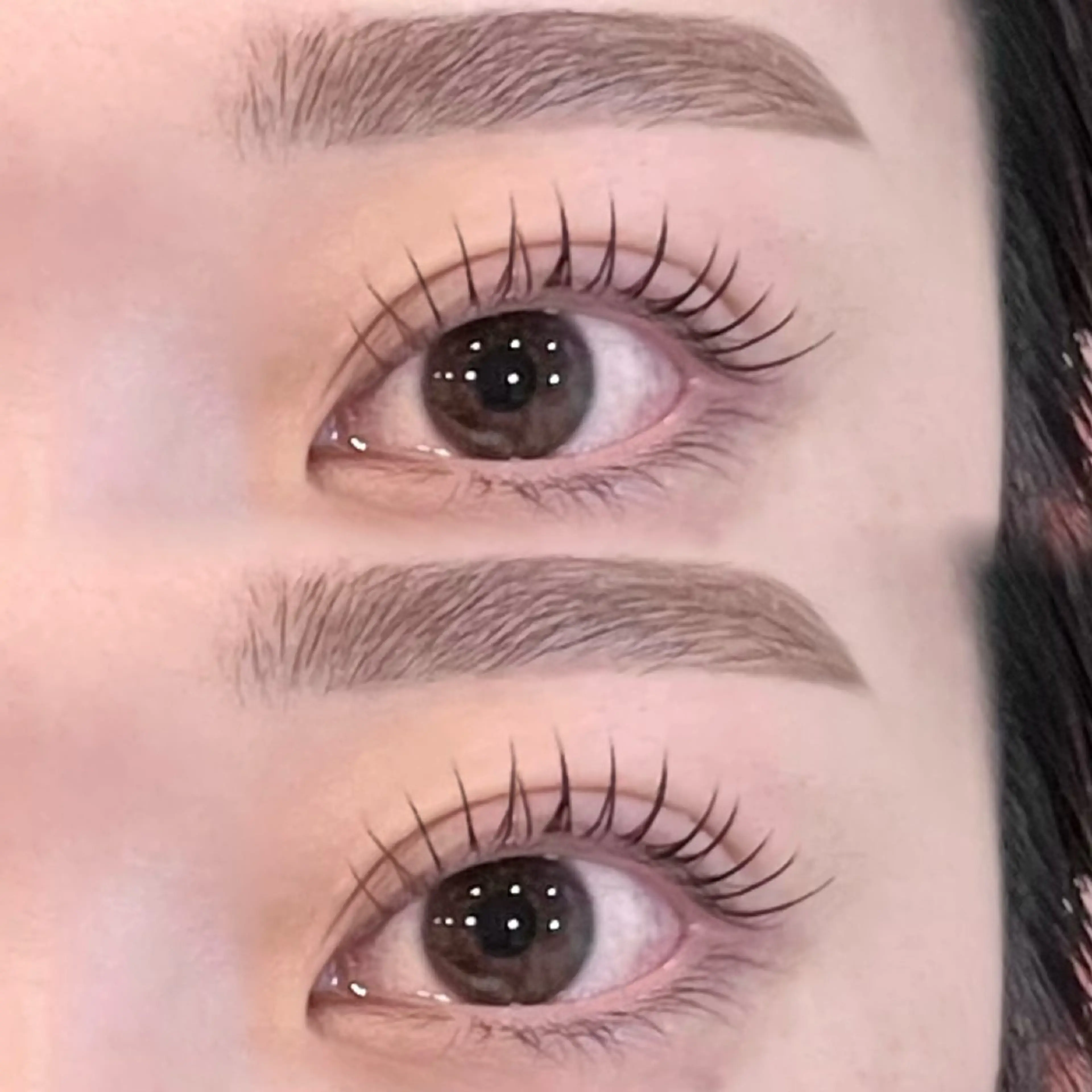 マツエク・マツパ パリジェンヌラッシュリフト 一重×まつ毛パーマ ＊OLIVIA池袋 ＊長友のマツエク・マツパデザイン