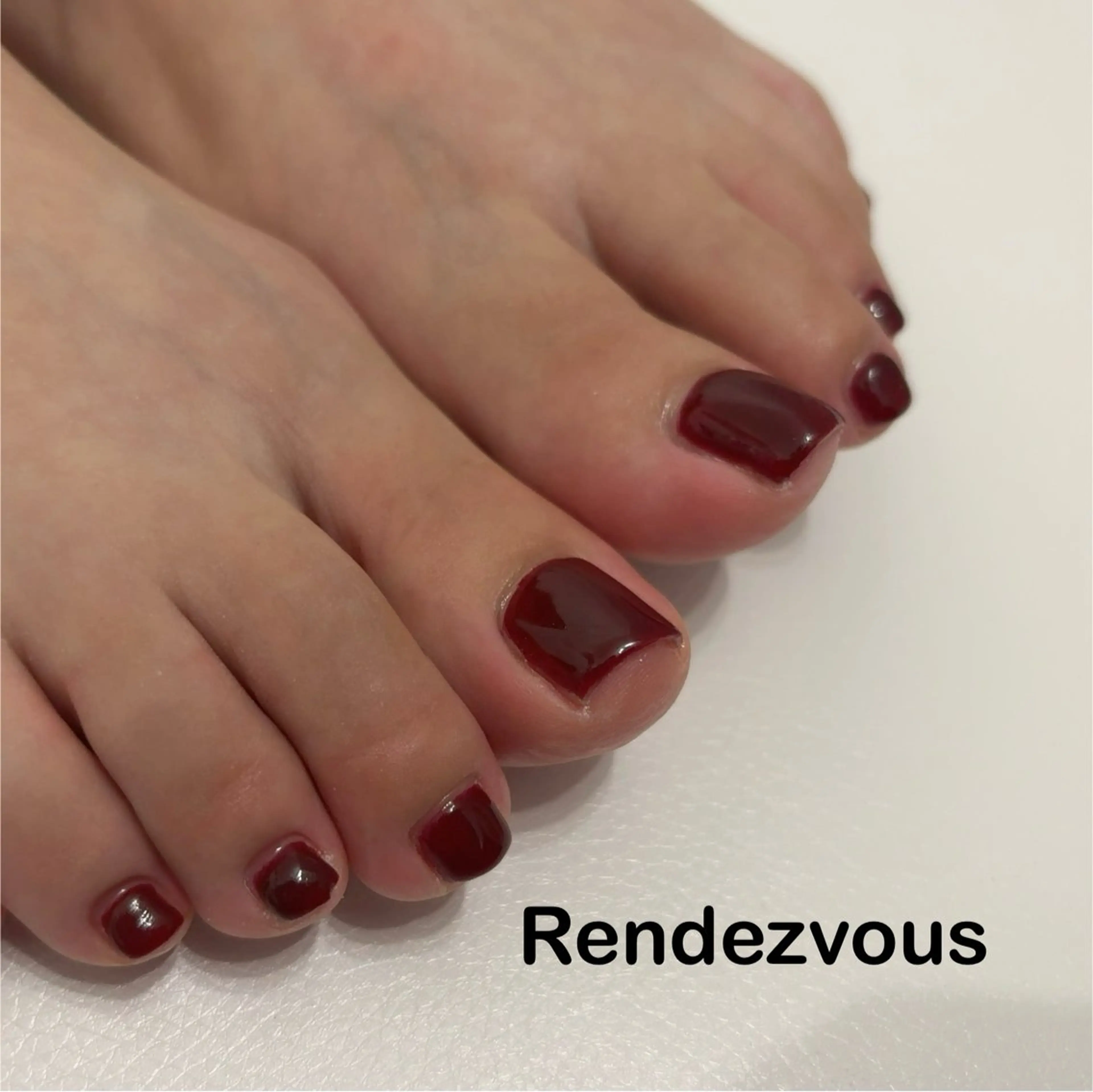 【12月限定⛄️】《フットネイル》ワンカラー（オフ込み）60分[岡山市北区柳町・中央町]の写真