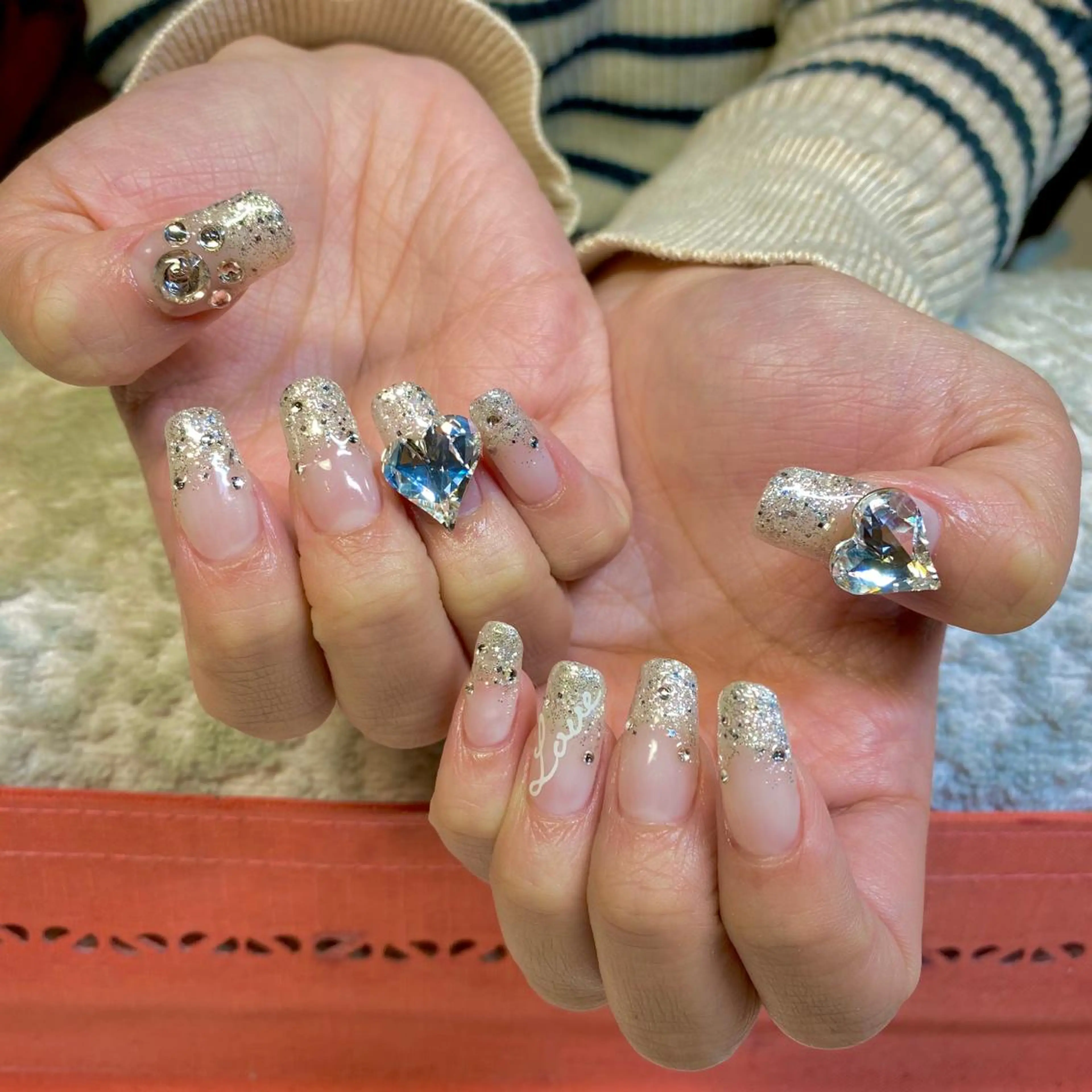 ネイル 成人式 長さ出し Temptation mainailのネイルデザイン