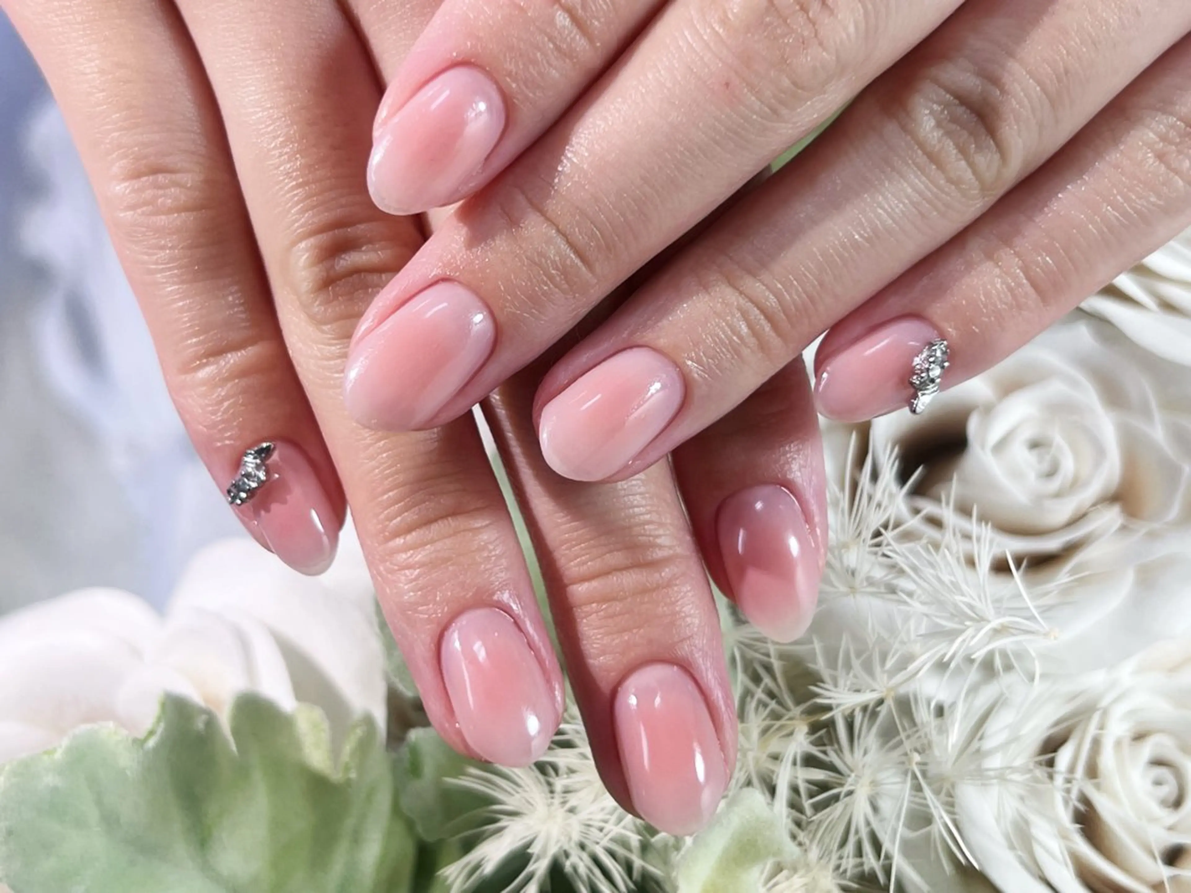 ネイル ロングネイル 持ち込み スカルプネイル ワンホンネイル ハンドネイル Painty所属・Painty nailのネイルデザイン