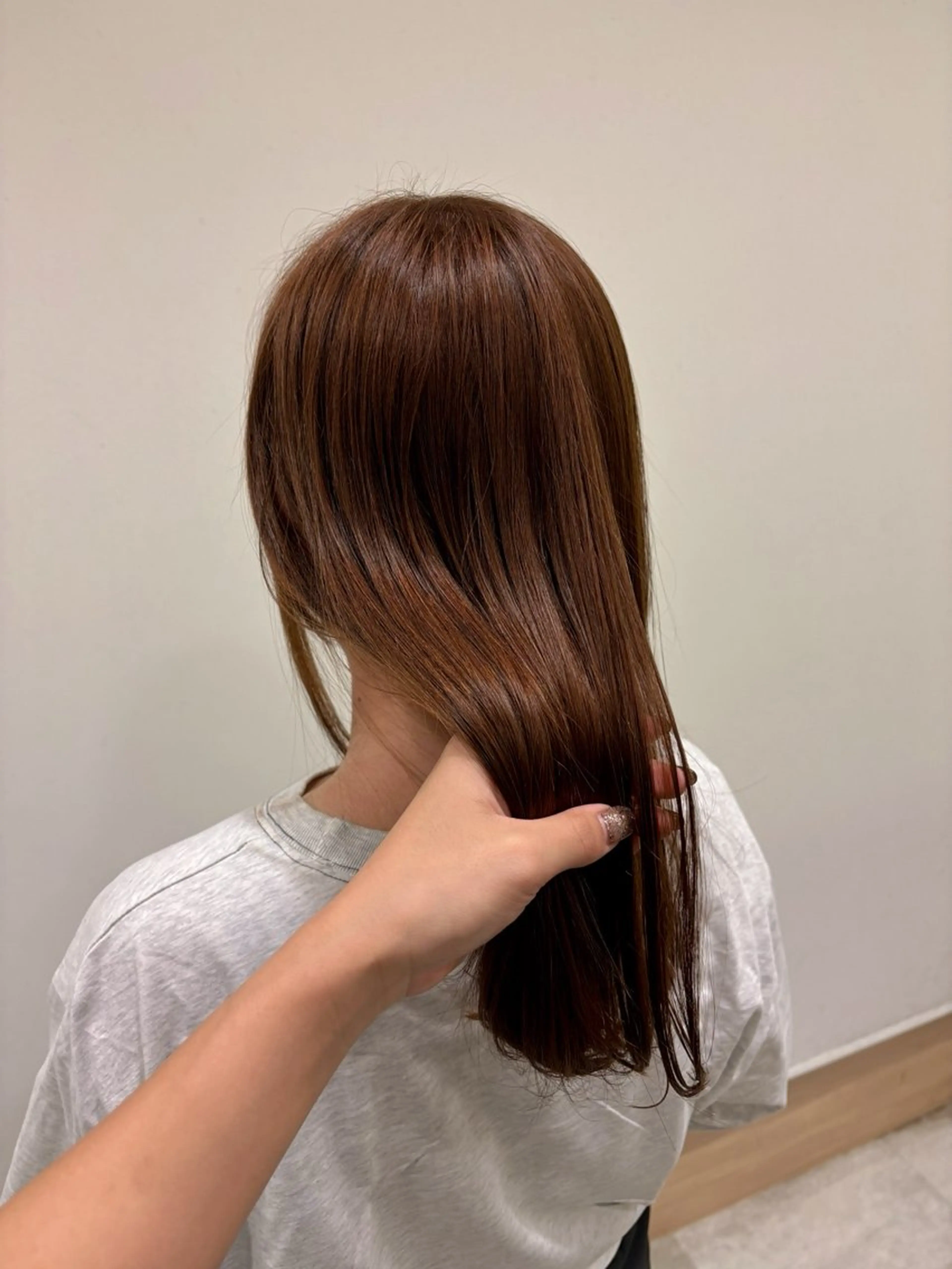 ロング カラー ヘアカラー トリートメント アスカ/ 武庫之荘美容室のヘアスタイル