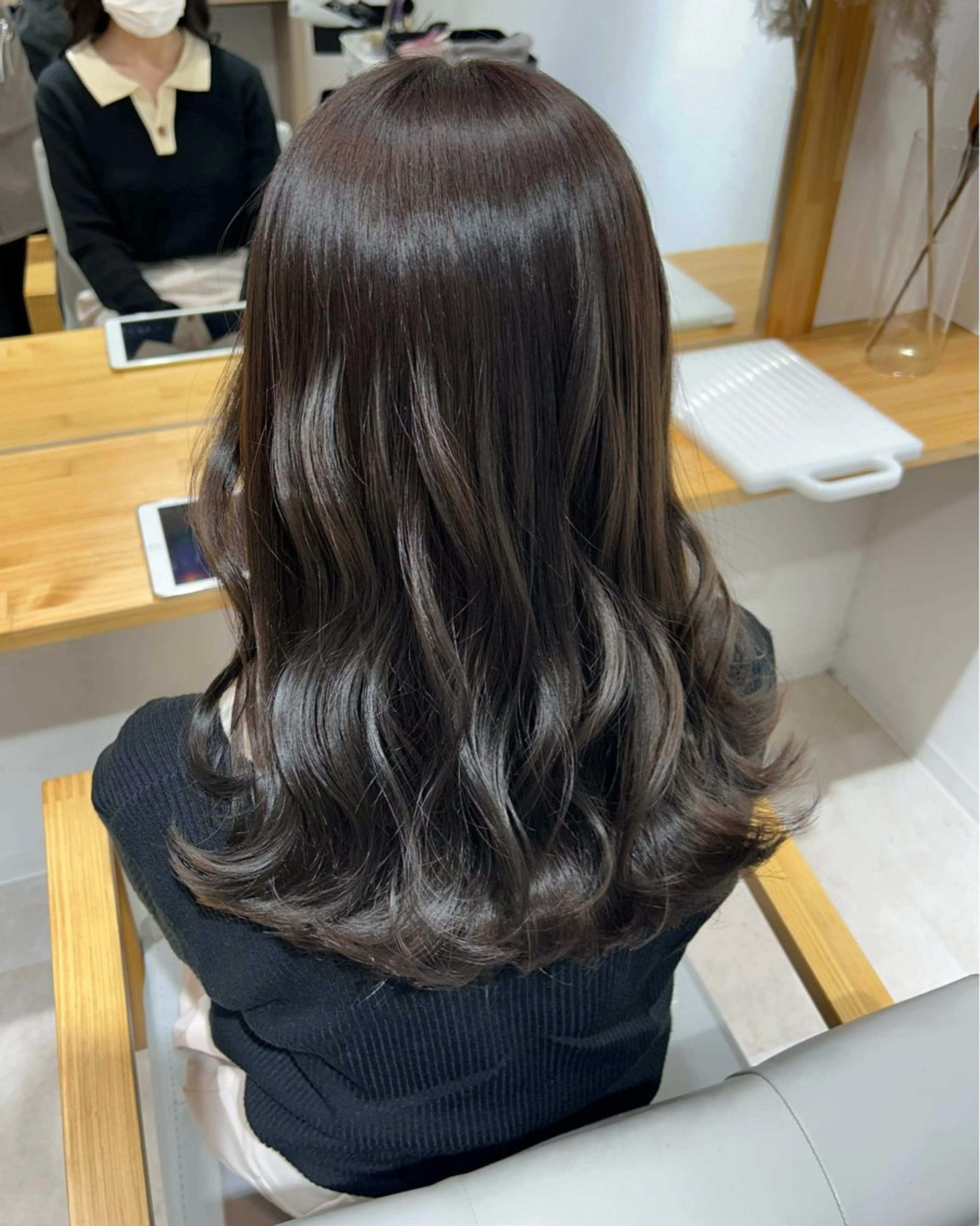 セミロング カラー カット ヘアカラー トリートメント 🤍透明感/韓国風 🤍サクラギヒトミのヘアスタイル