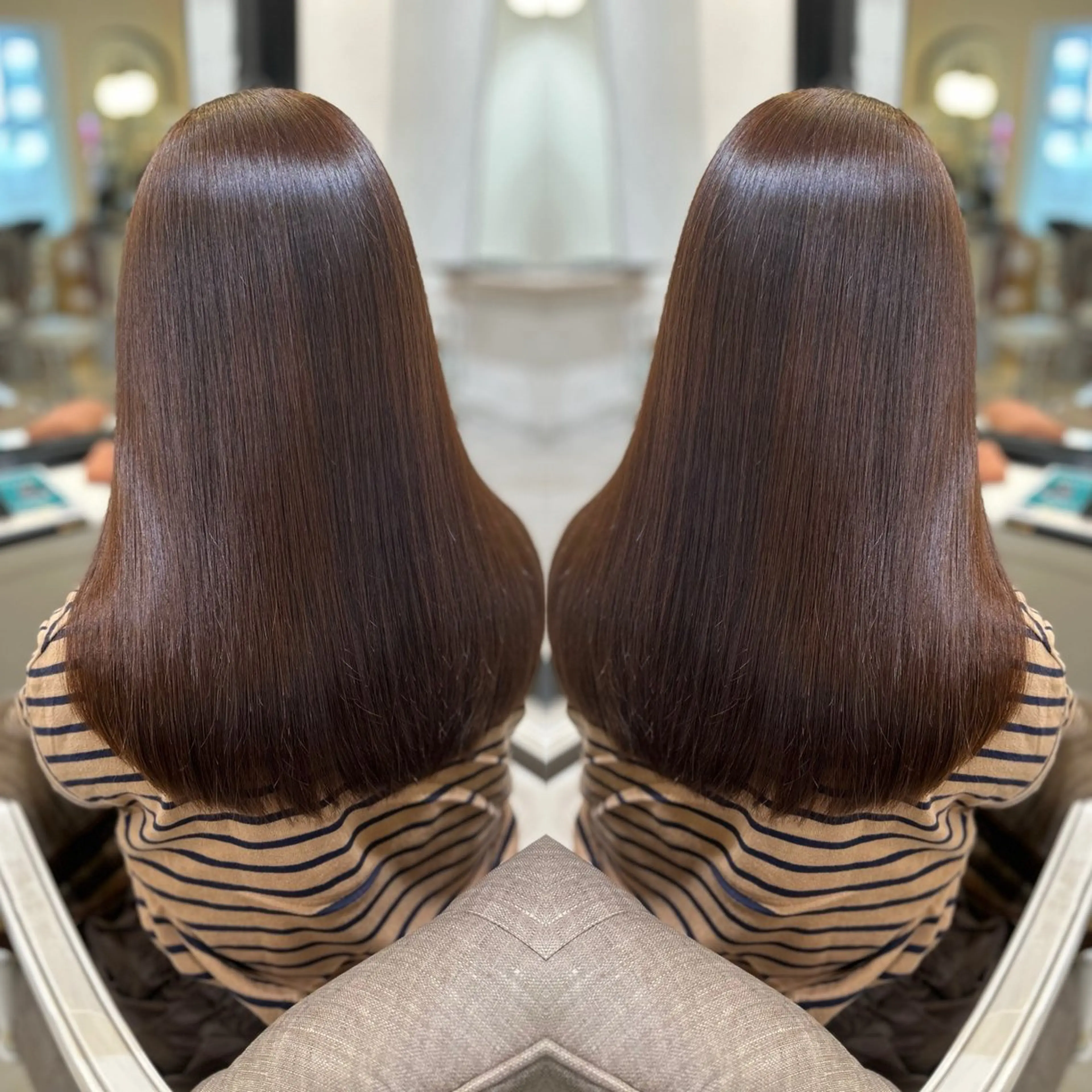 カラー 岡 龍太郎のヘアスタイル