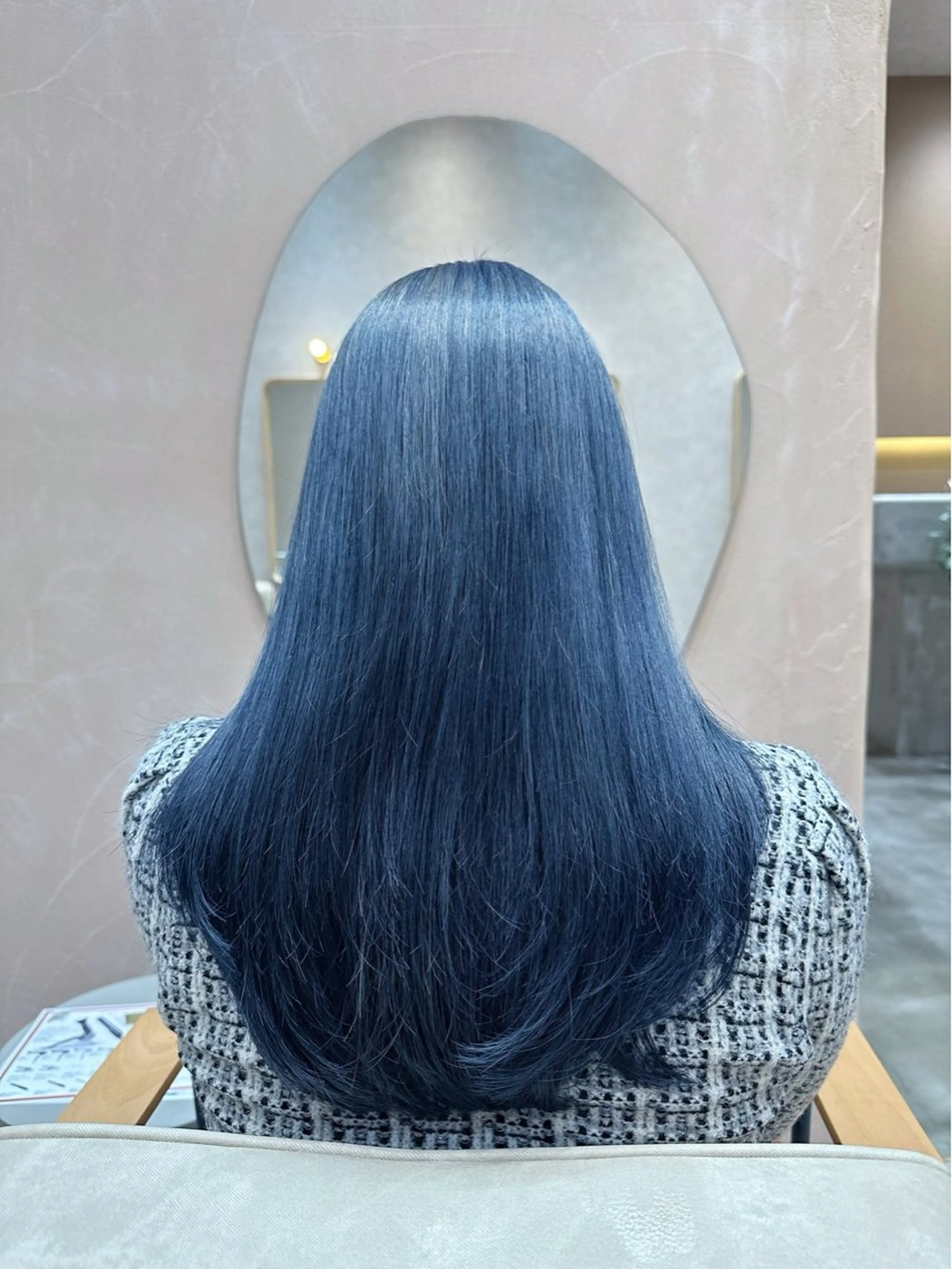 ロング カラー アッシュ ブルーカラー ブルーアッシュ 💖🌷越後 遥🌷💖のヘアスタイル