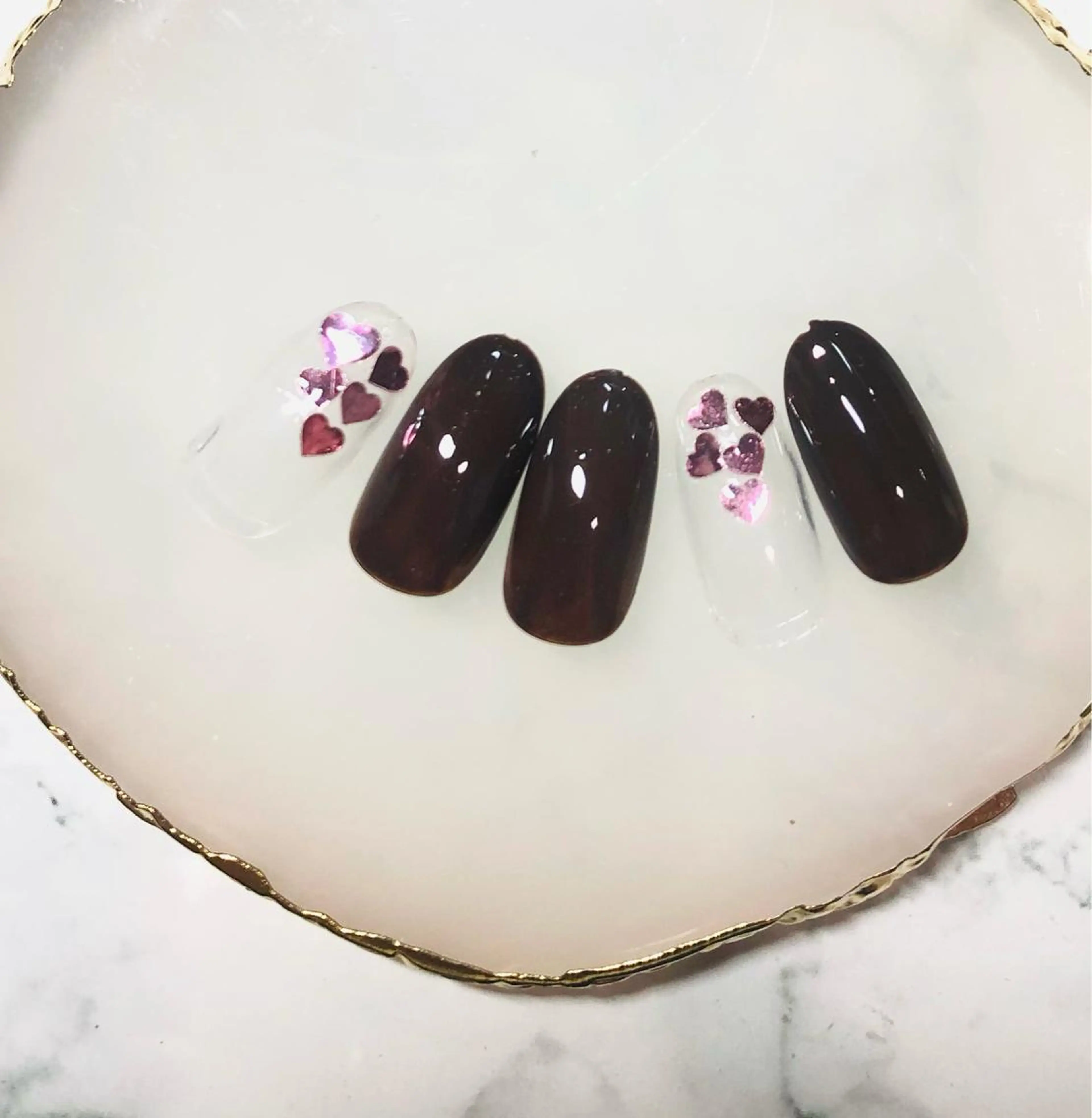 ネイル フラッシュネイル フレンチネイル ラメ(グリッター) ラメグラデーション マグネットネイル Ｈ3（エイチスリー）所属・H3 hitoのネイルデザイン