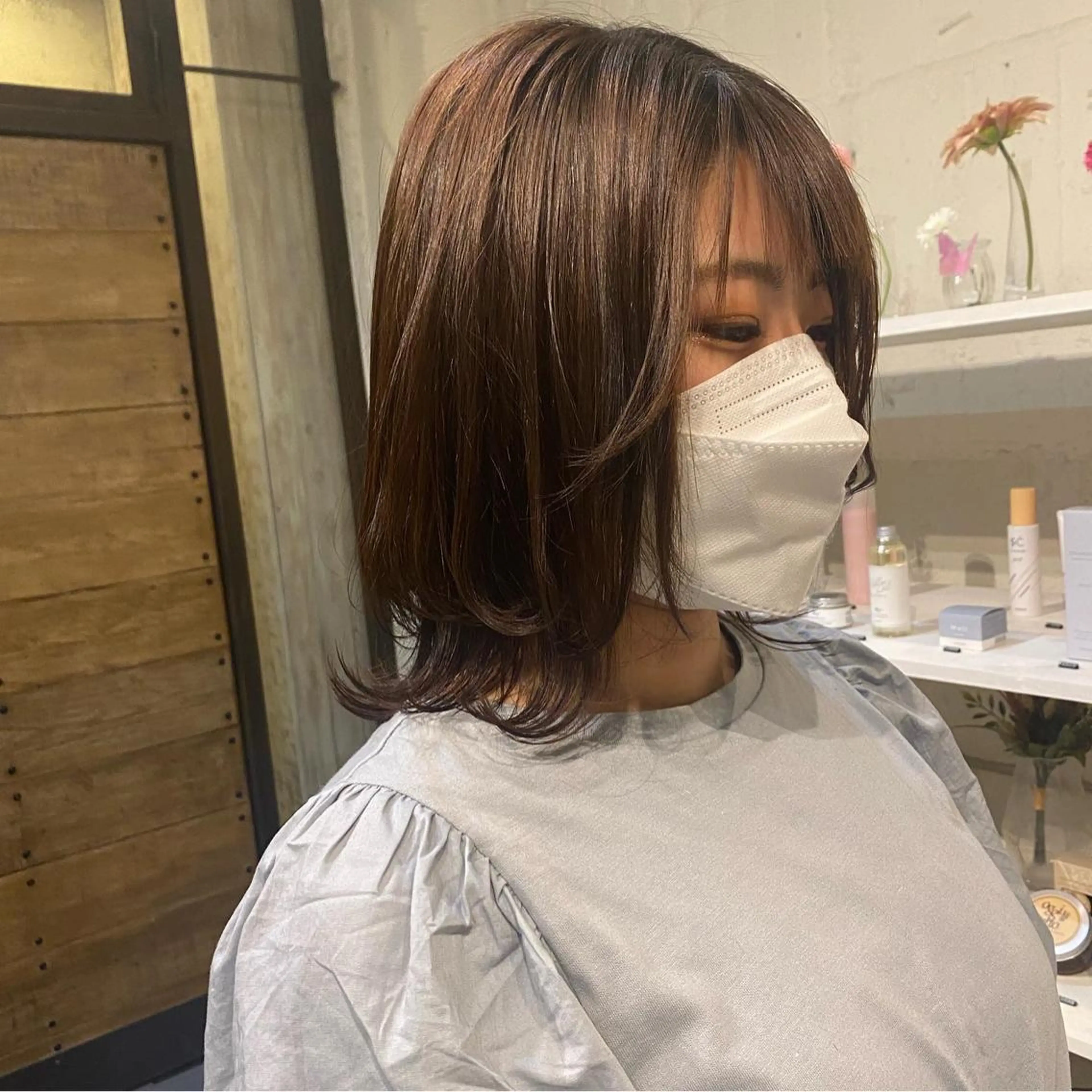 ミディアム 谷九/天王寺/上本町 /似合わせ/北川響のヘアスタイル