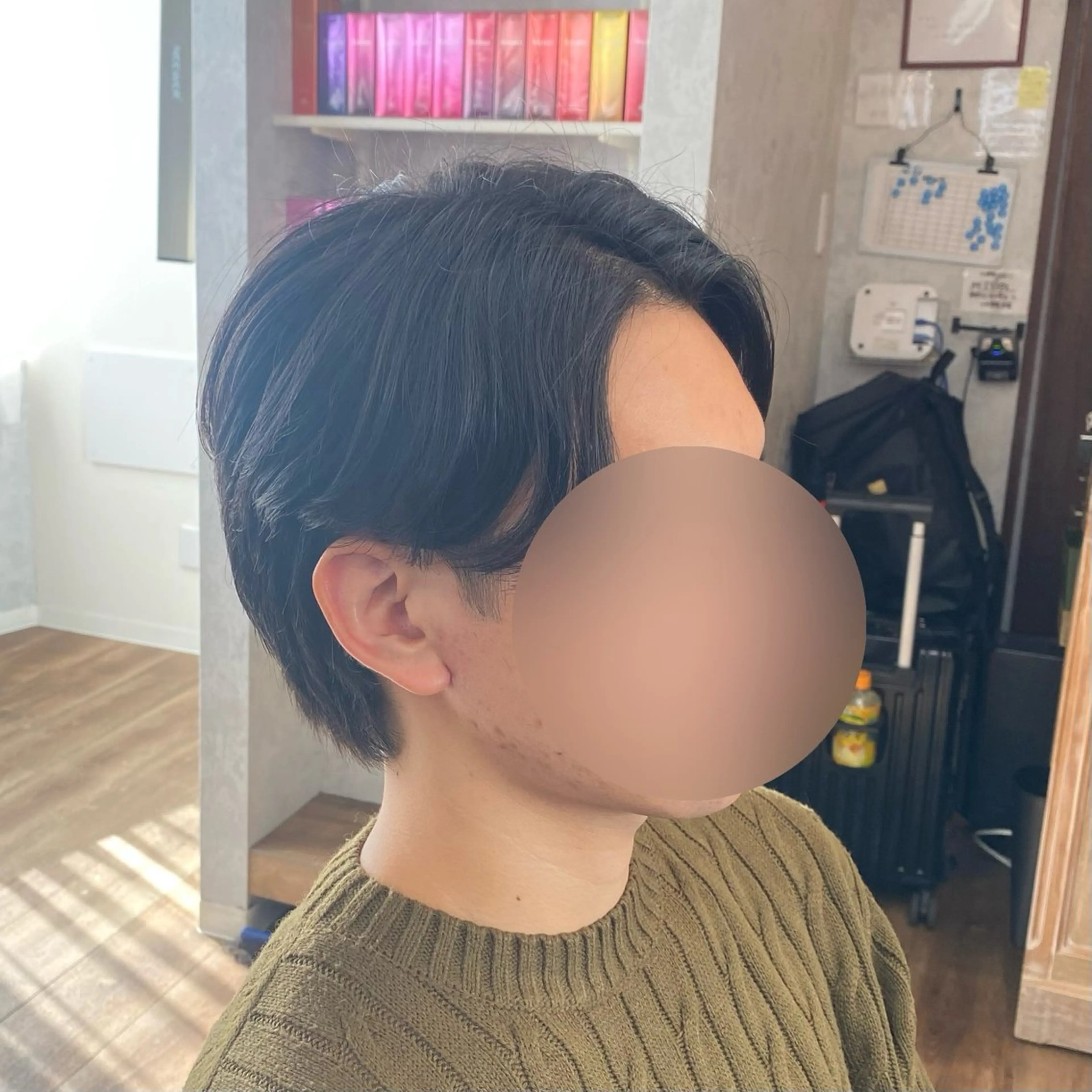 ショート パーマ メンズ カット パーマ 🧸メンズモデル 募集中🍯のヘアスタイル