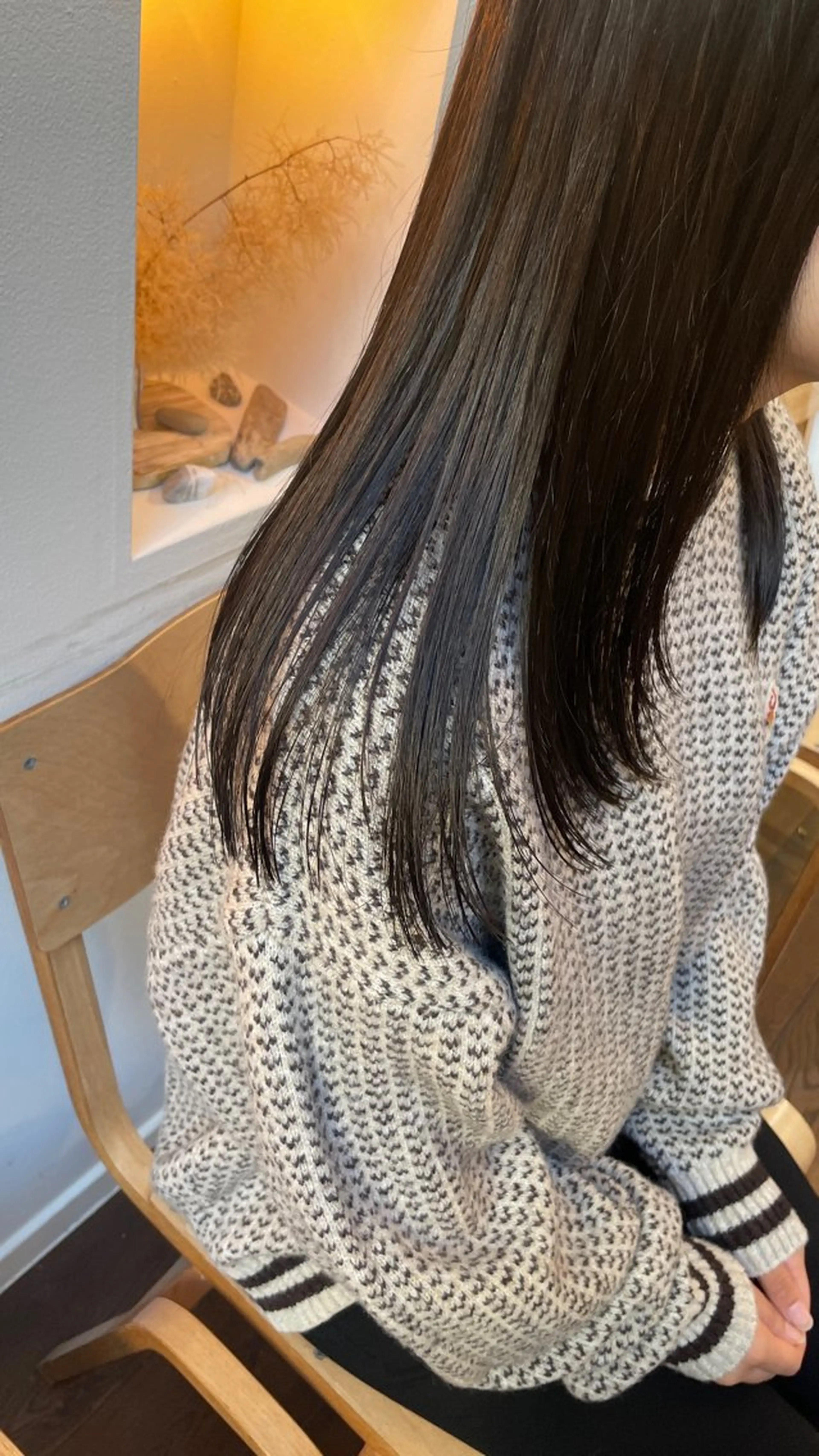 セミロング 顔周りカット 🪽艶感× hair ｜kazaneのヘアスタイル