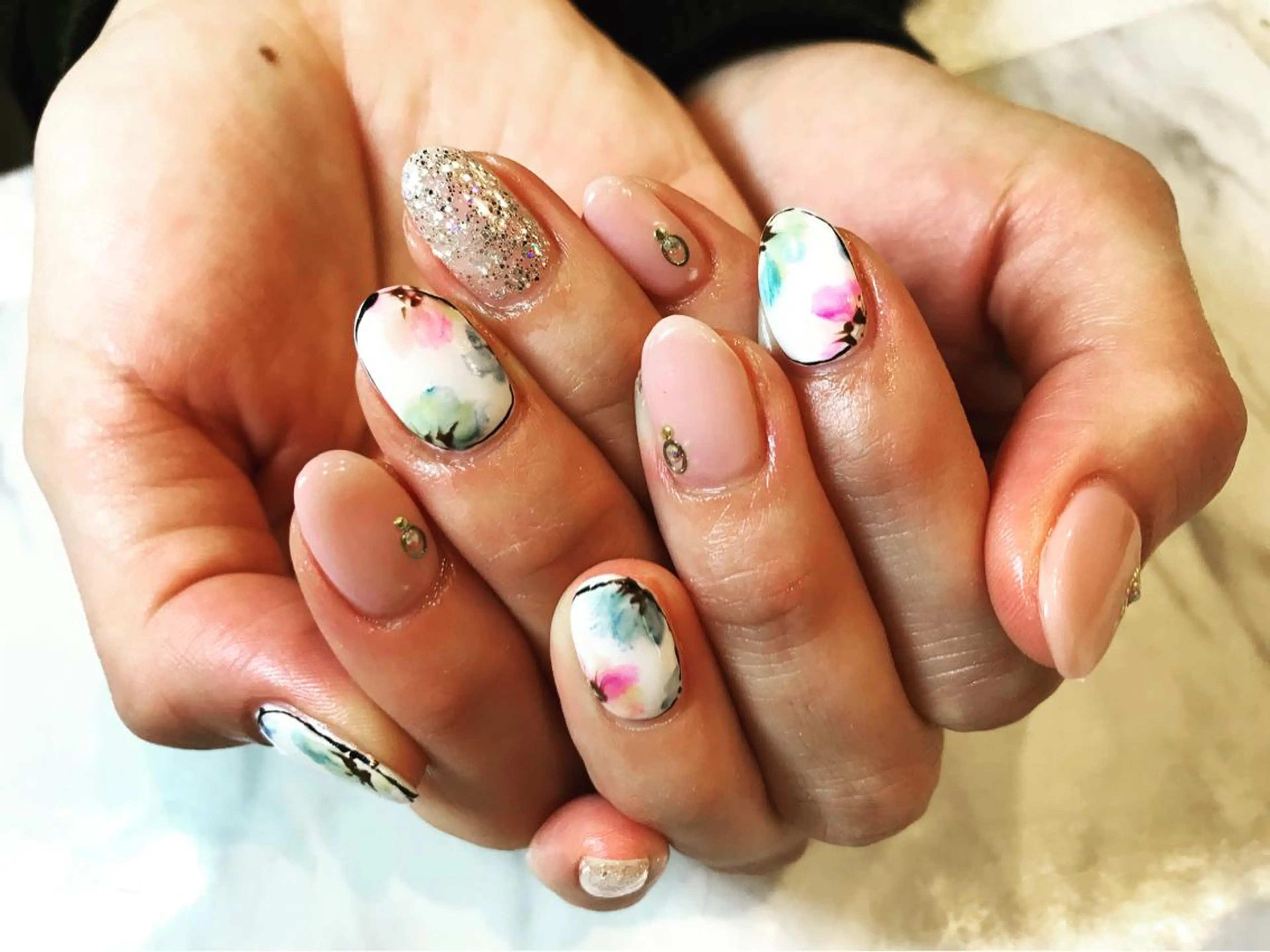 ネイル 持ち込み Asnail 石川頌子のネイルデザイン