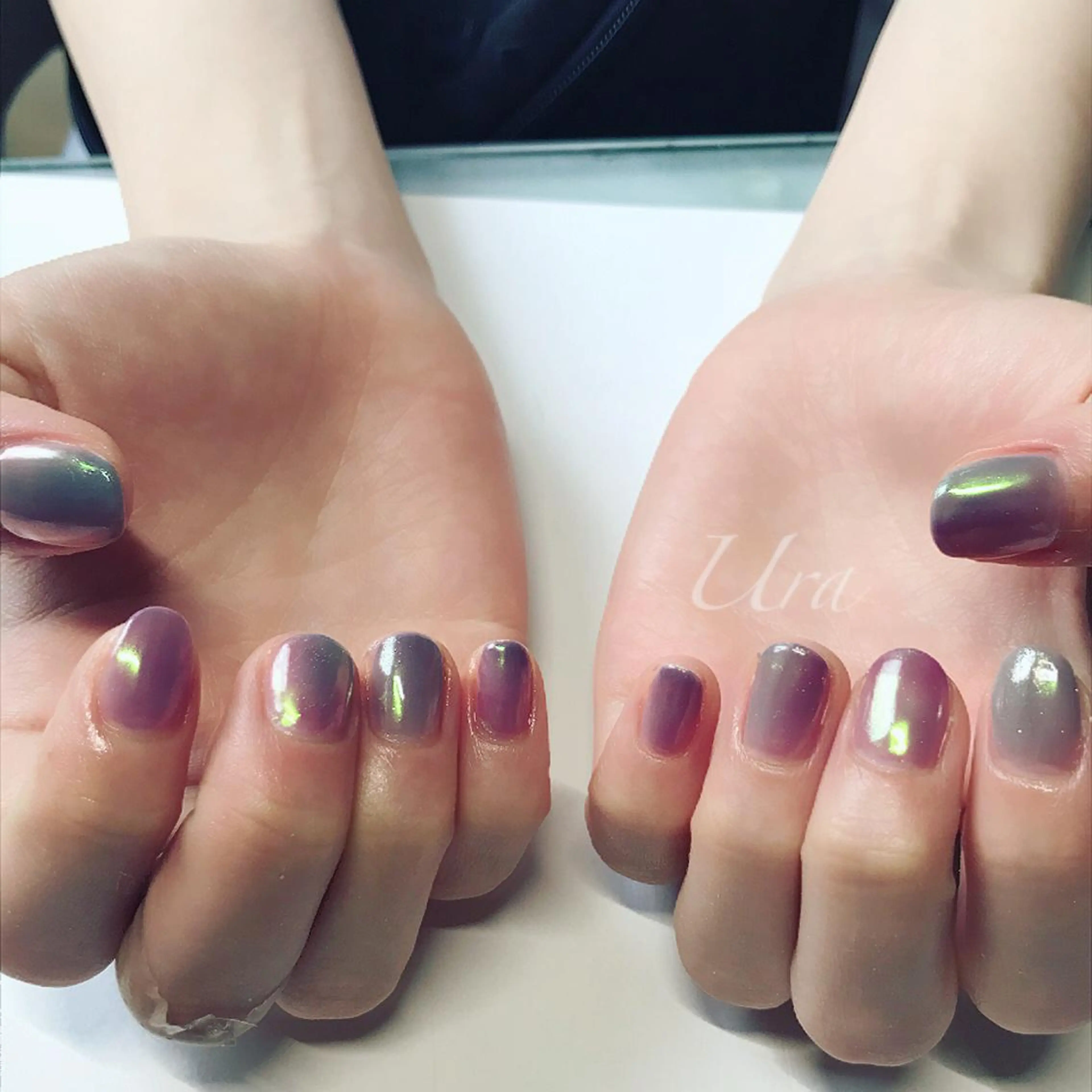 ネイル オーロラネイル UrakoNail 《nail》のネイルデザイン