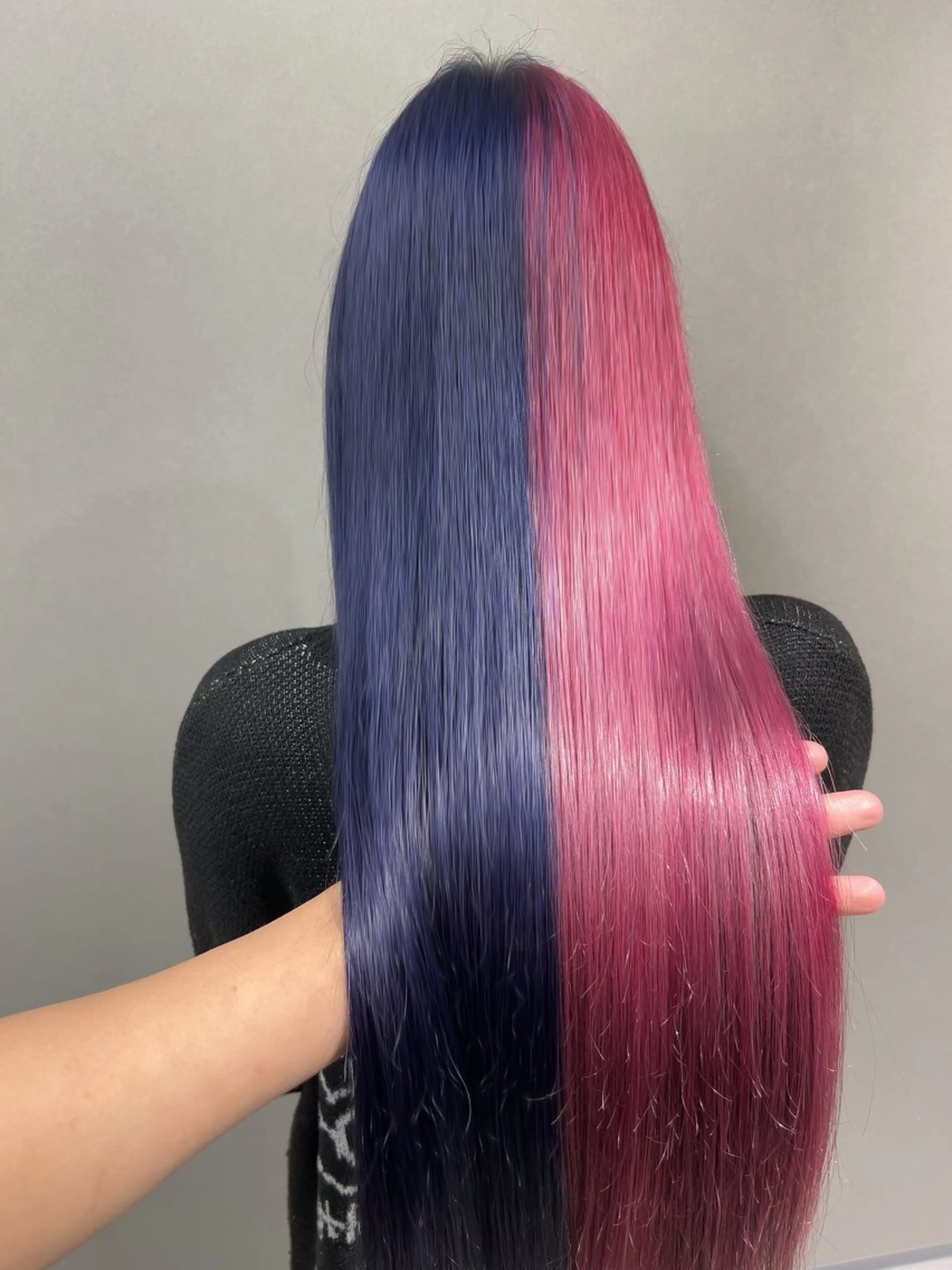 ロング ヘアカラー トリートメント 🌟龍明🌟福岡 ハイトーン🌟のヘアスタイル