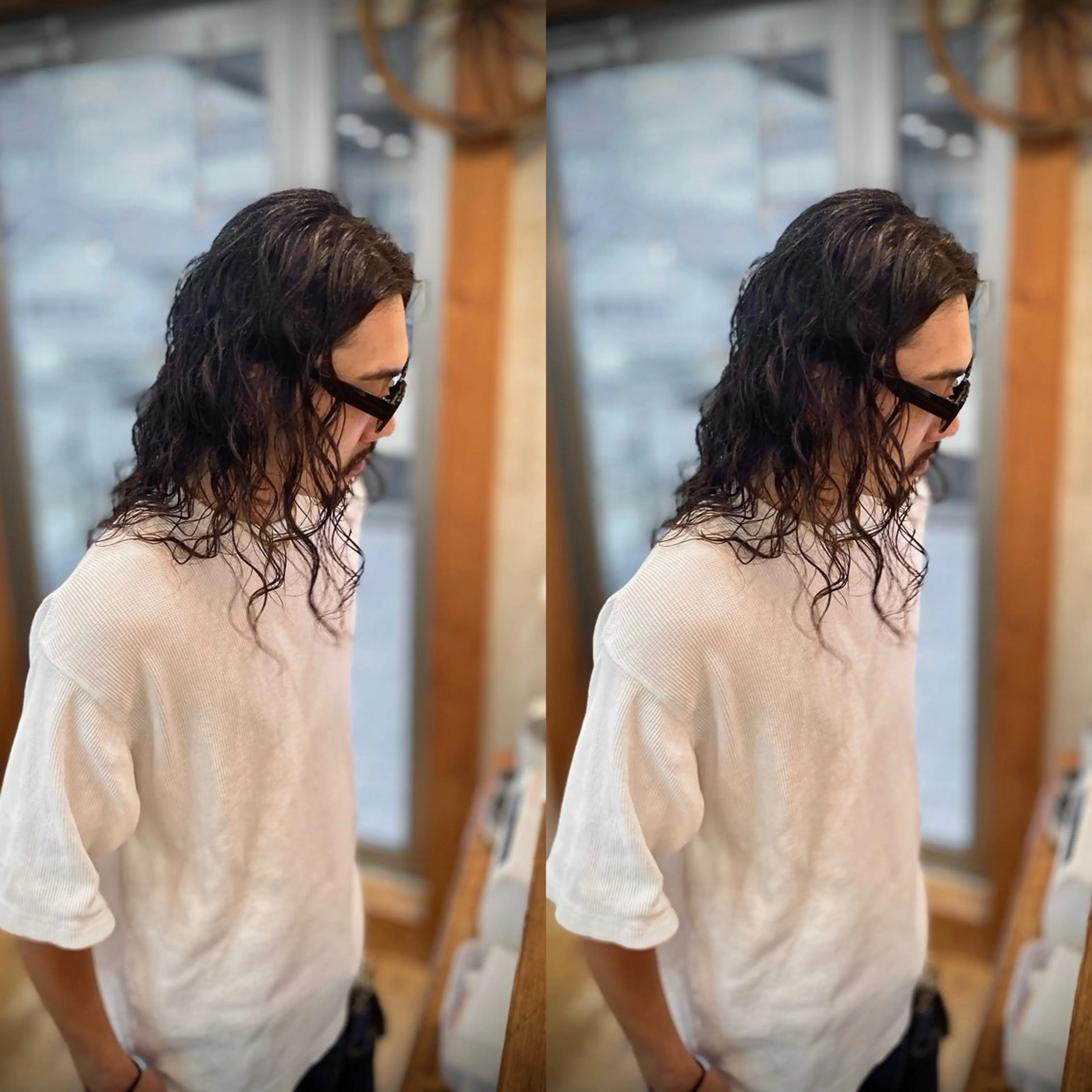 セミロング カット パーマ 木村丈晴✂️ご来店 お待ちしてます😊のヘアスタイル