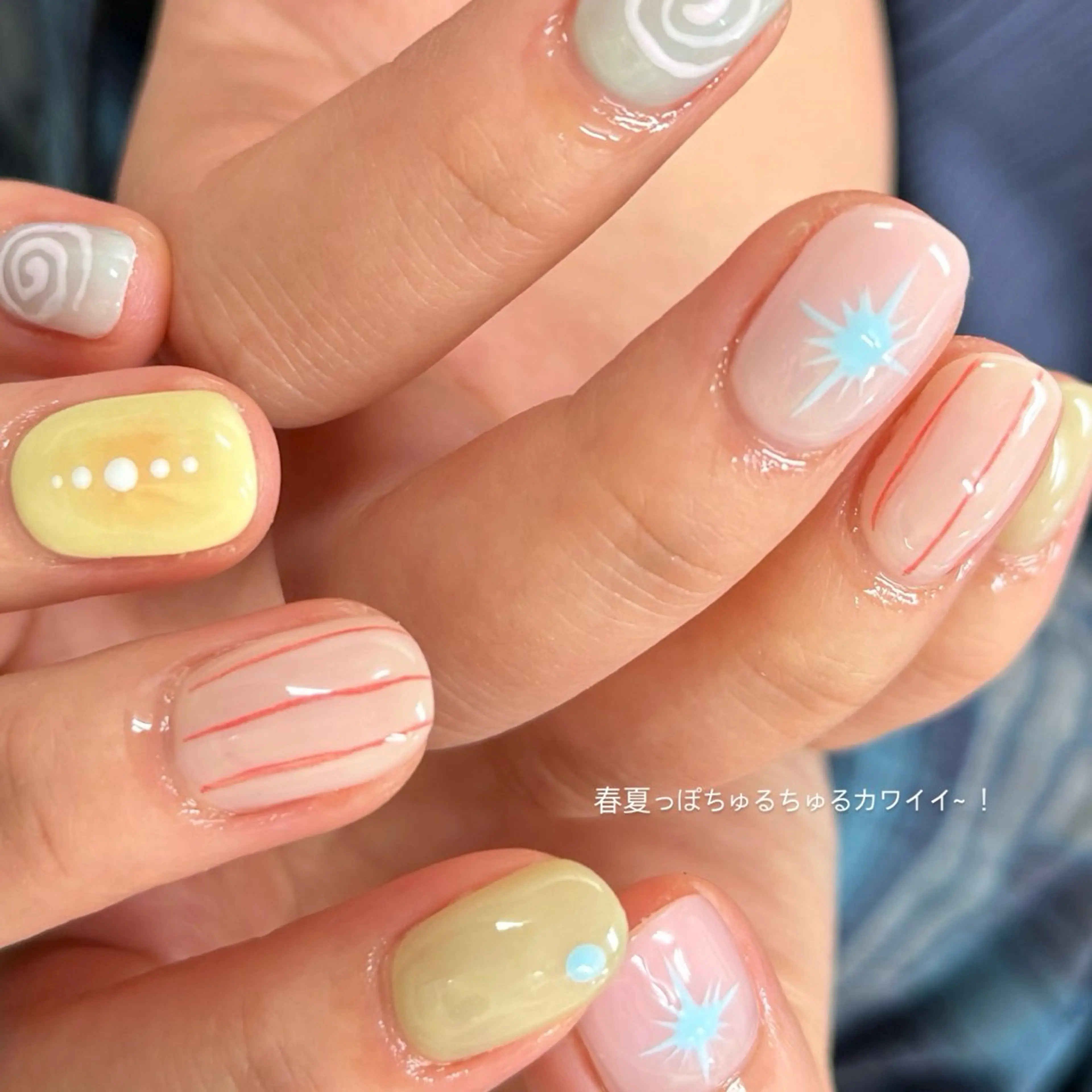 ネイル ハンドネイル niconail 千歳烏山店所属・niconail 🧣ayu 📍烏山のネイルデザイン