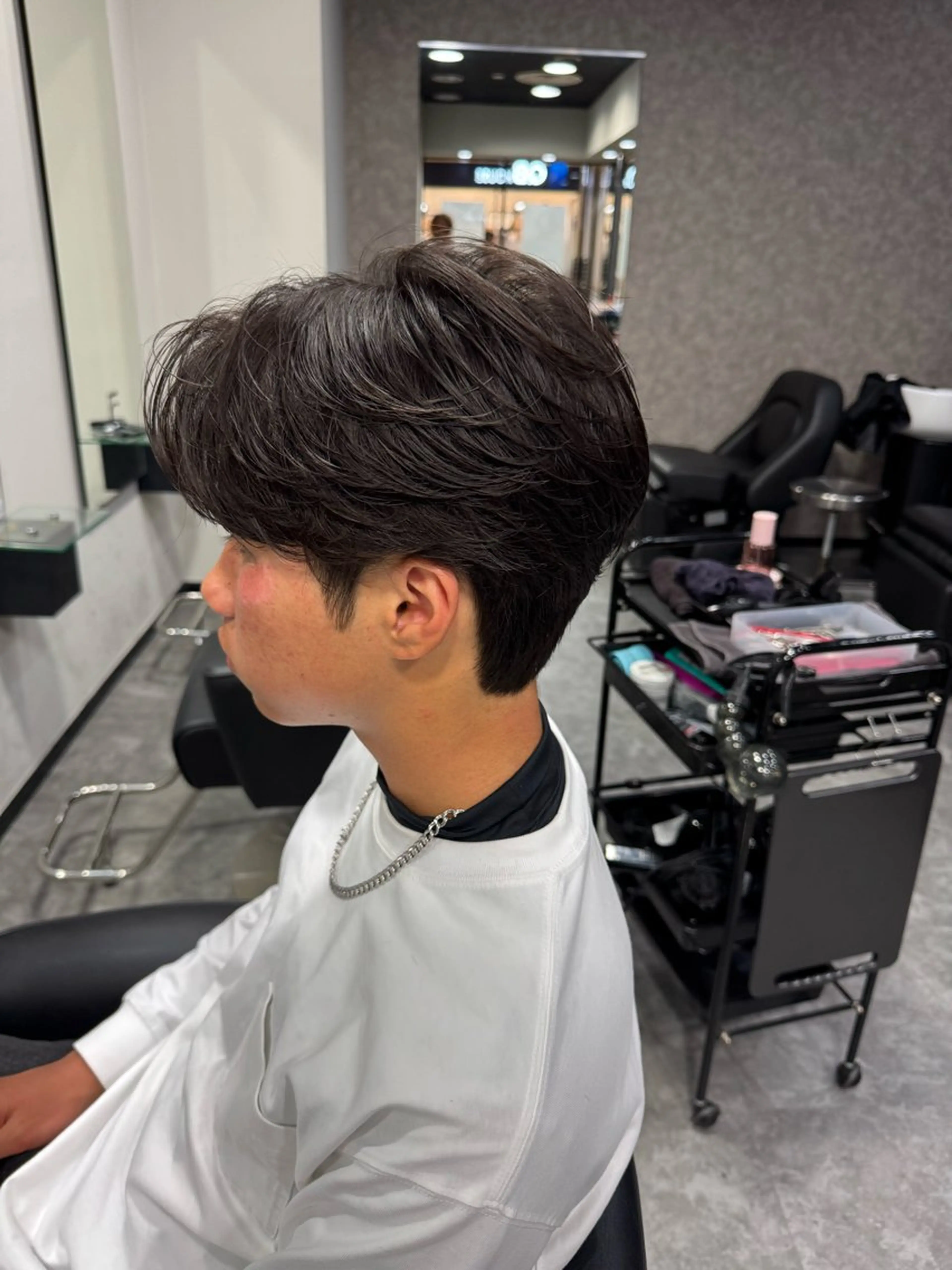 メンズ センターパート フェザーパーマ メンズパーマ Hair Salon LUCEY所属・メンズパーマ/カラ ー/川越/成田最のヘアスタイル