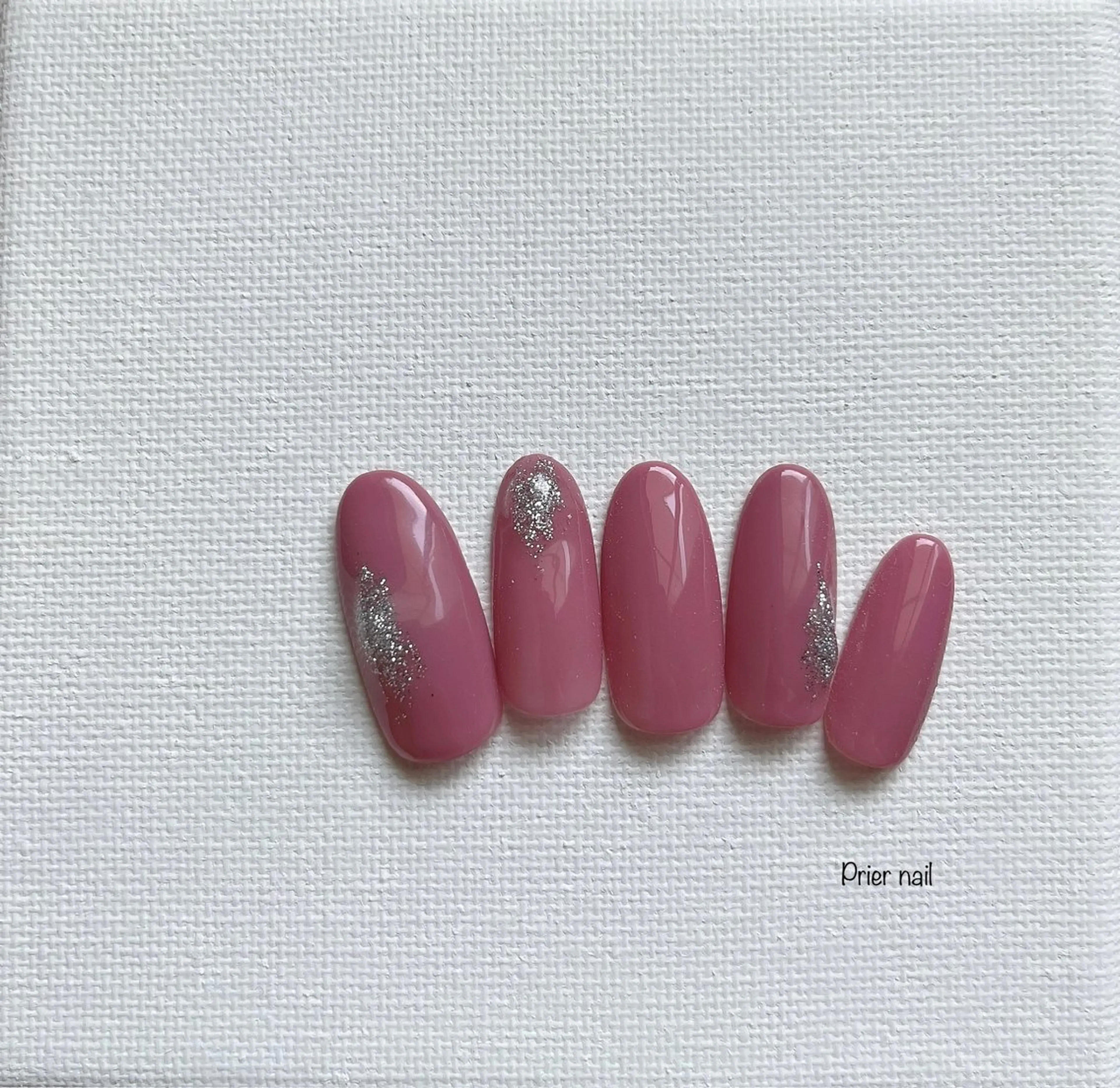 ネイル アートネイル キラキラネイル ぷっくりネイル Prier×Kew hair所属・Prier nailのネイルデザイン