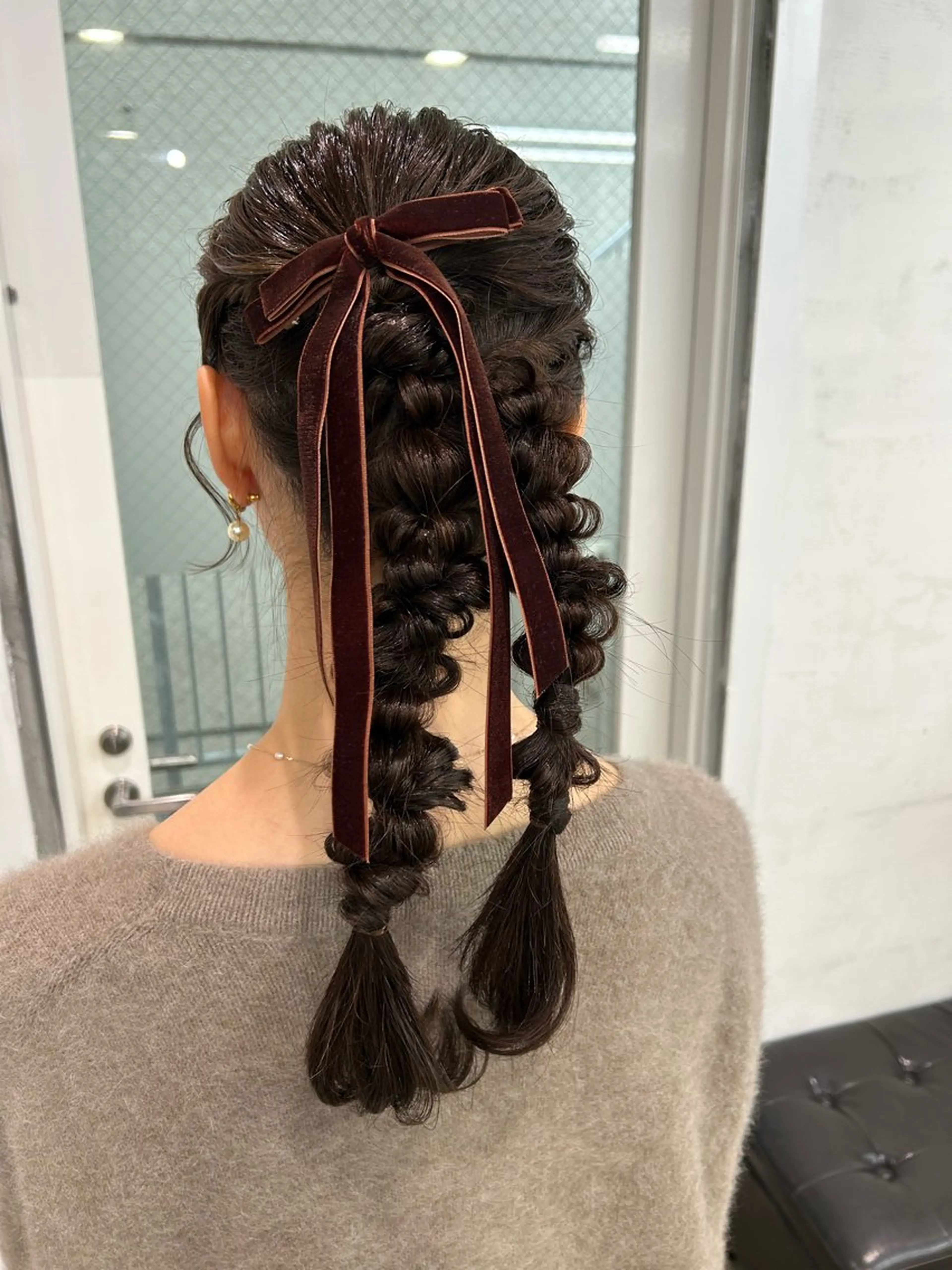 ヘアアレンジ 透明感カラー・ 髪質改善🩵イケダのヘアスタイル