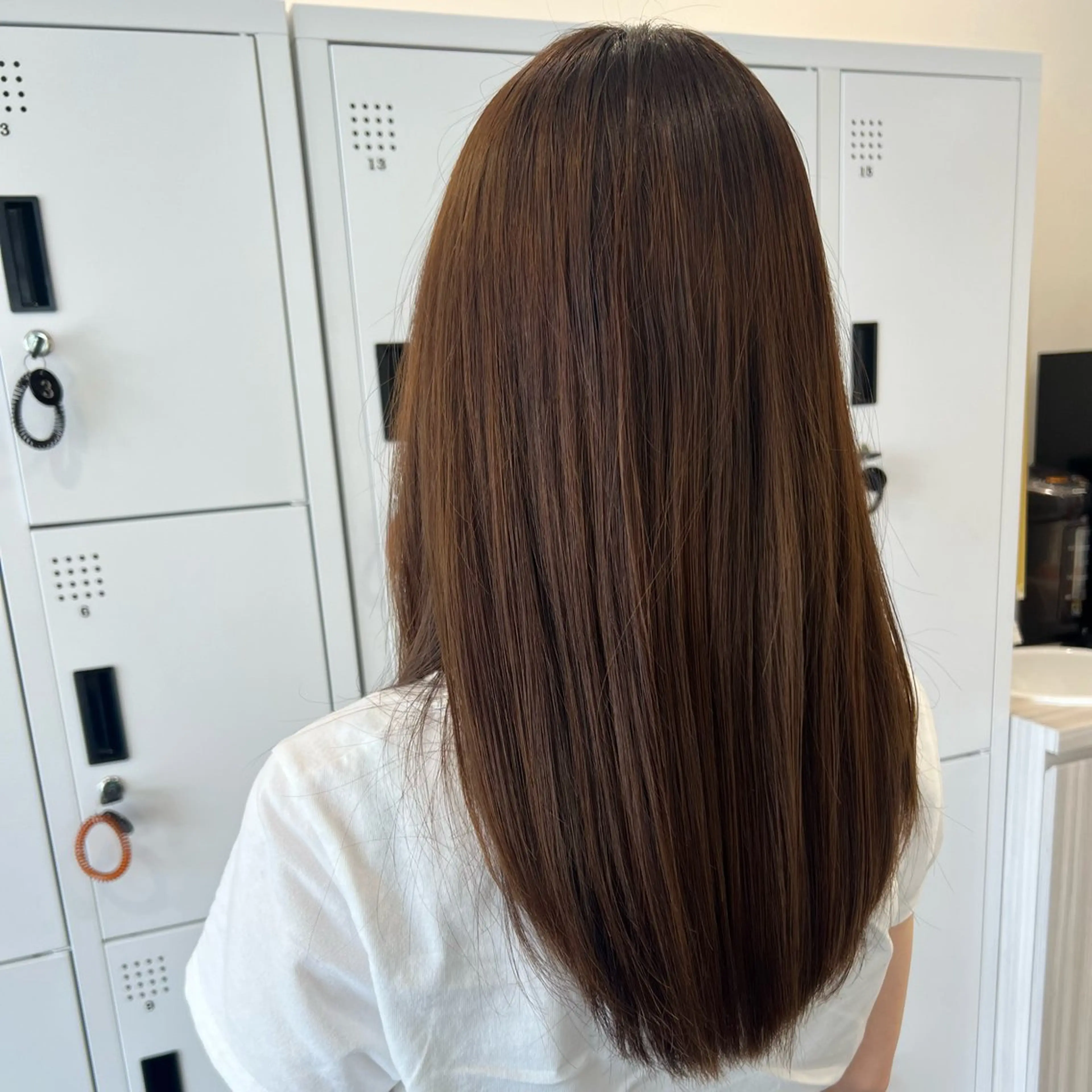 ロング 縮毛矯正 【GRANDEUR】 北川 愛果のヘアスタイル