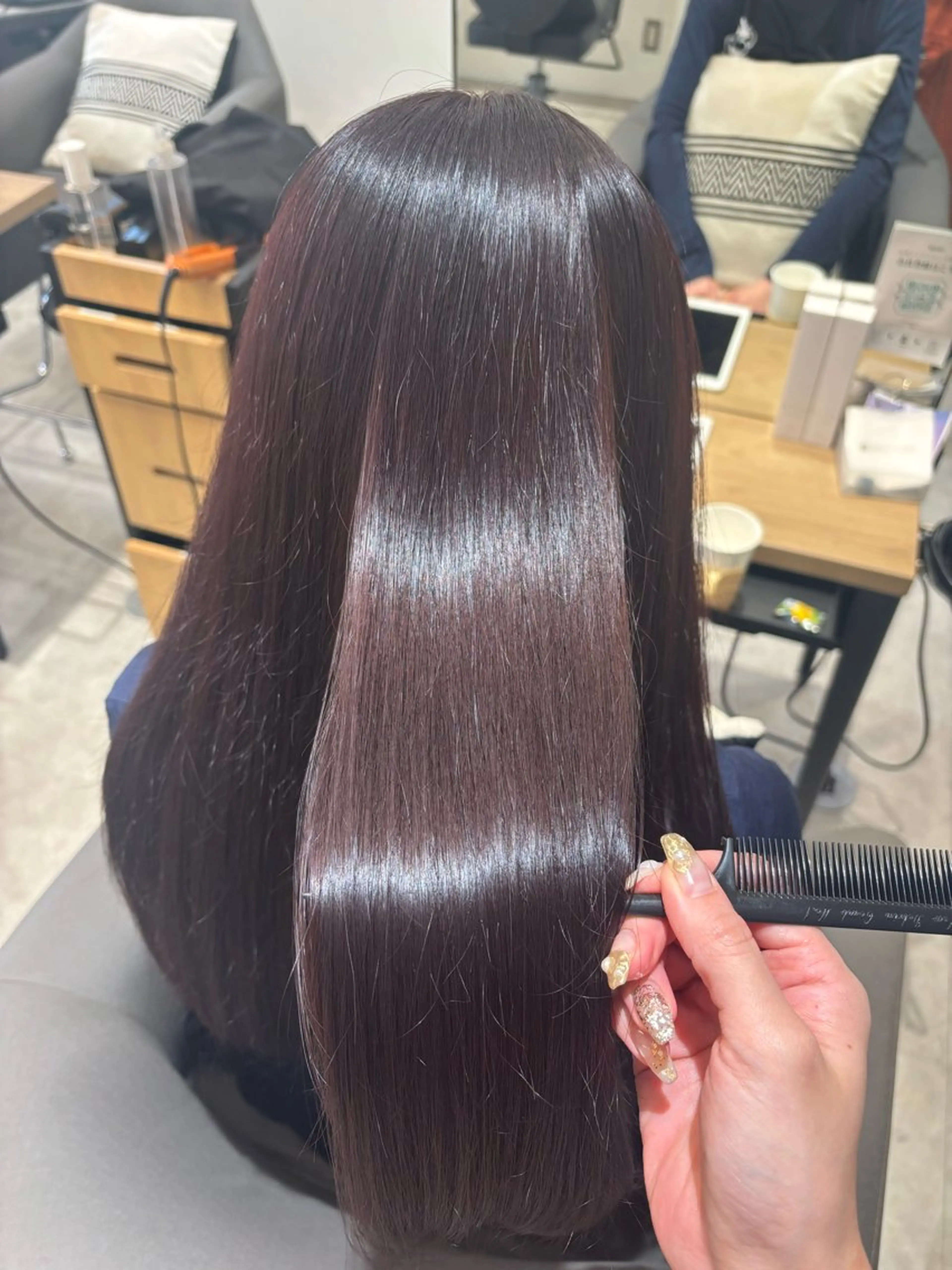 ロング ヘアカラー ミズノ アイ 🪅のヘアスタイル