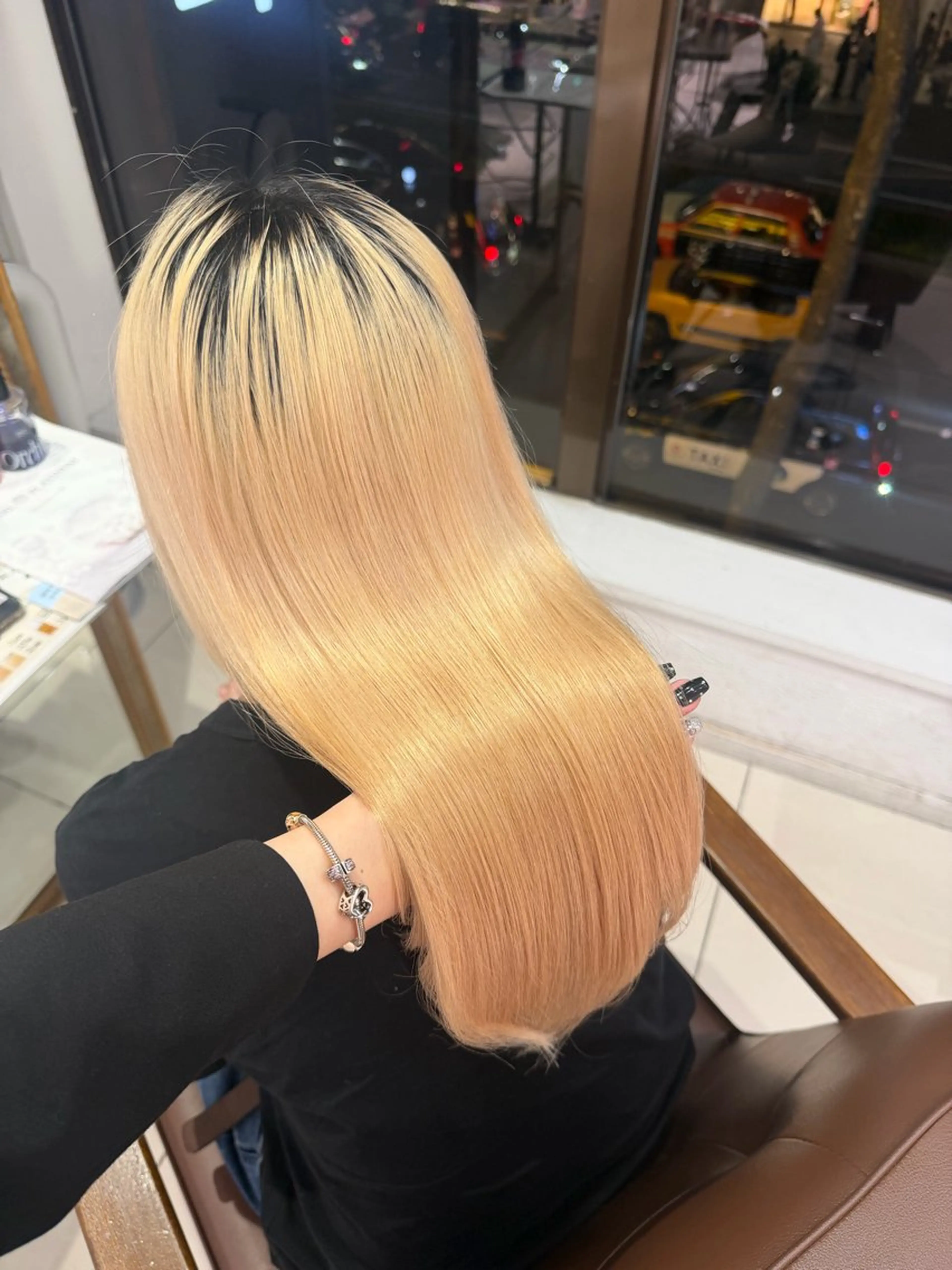 ミディアム トリートメント 髪質改善カラー🤍 Nanakoのヘアスタイル