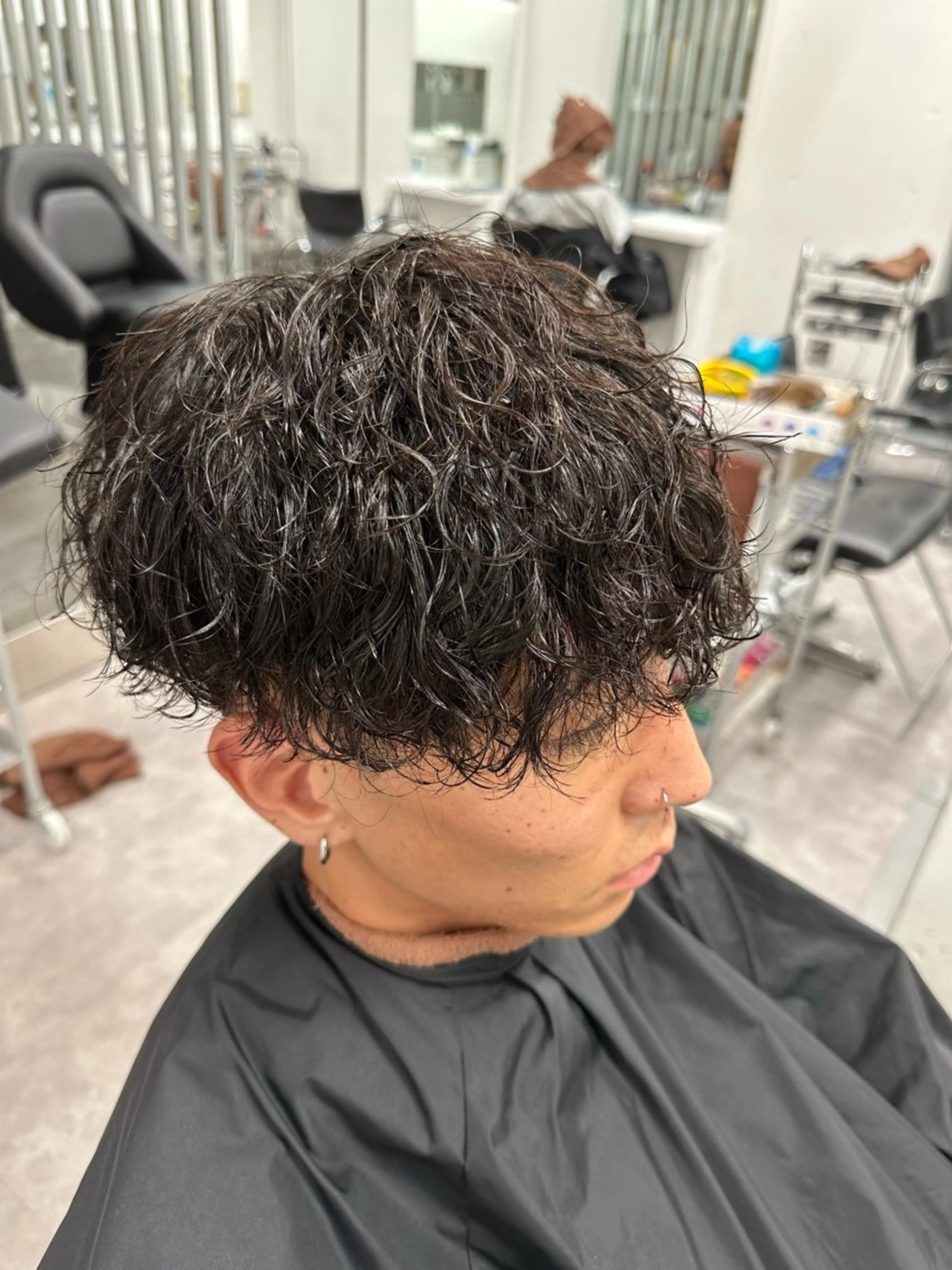 パーマ 【メンズパーマ】比嘉 啓人のヘアスタイル