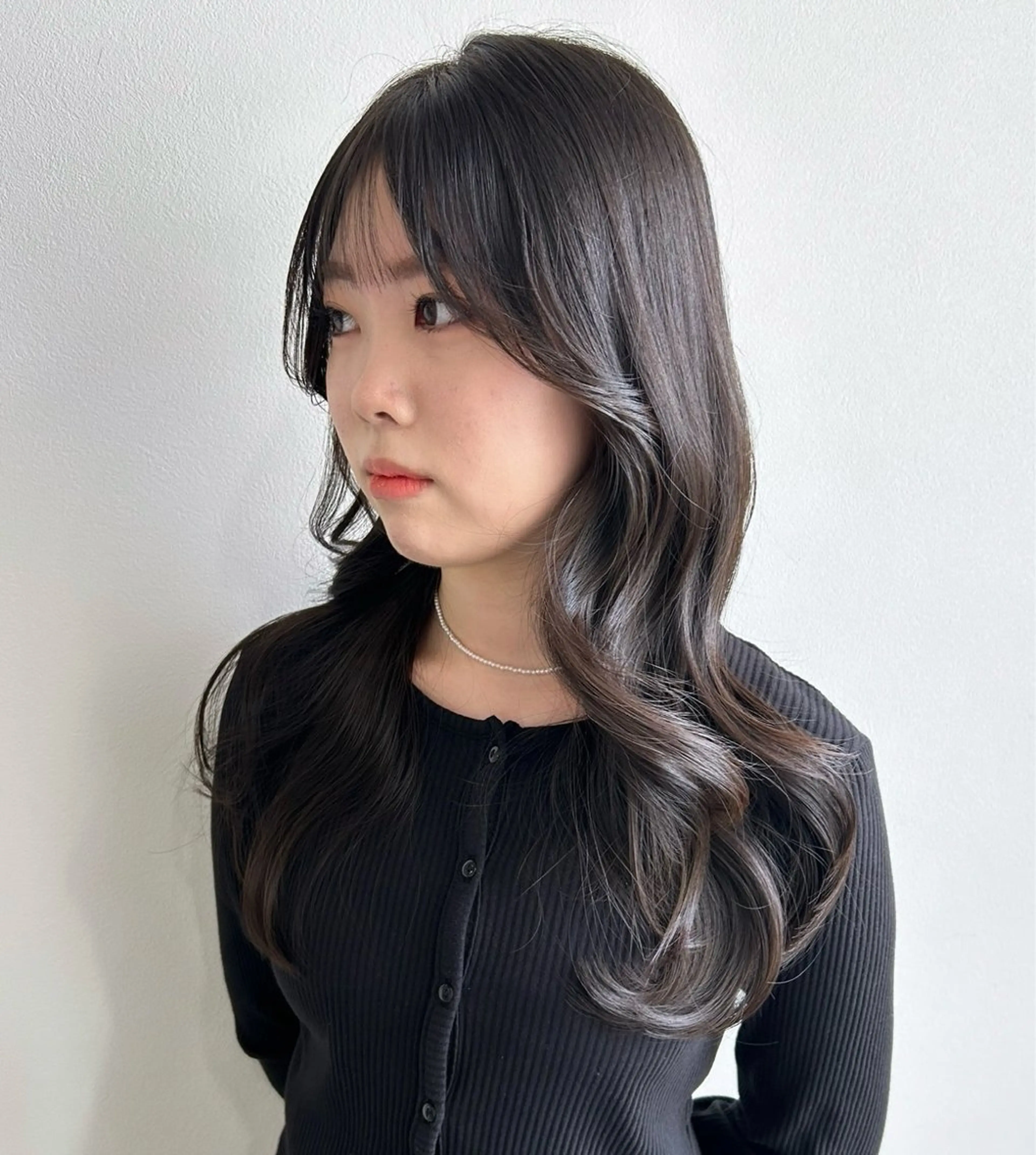 ロング カラー カット ヘアカラー risako🇰🇷 韓国ヘア/レイヤーのヘアスタイル