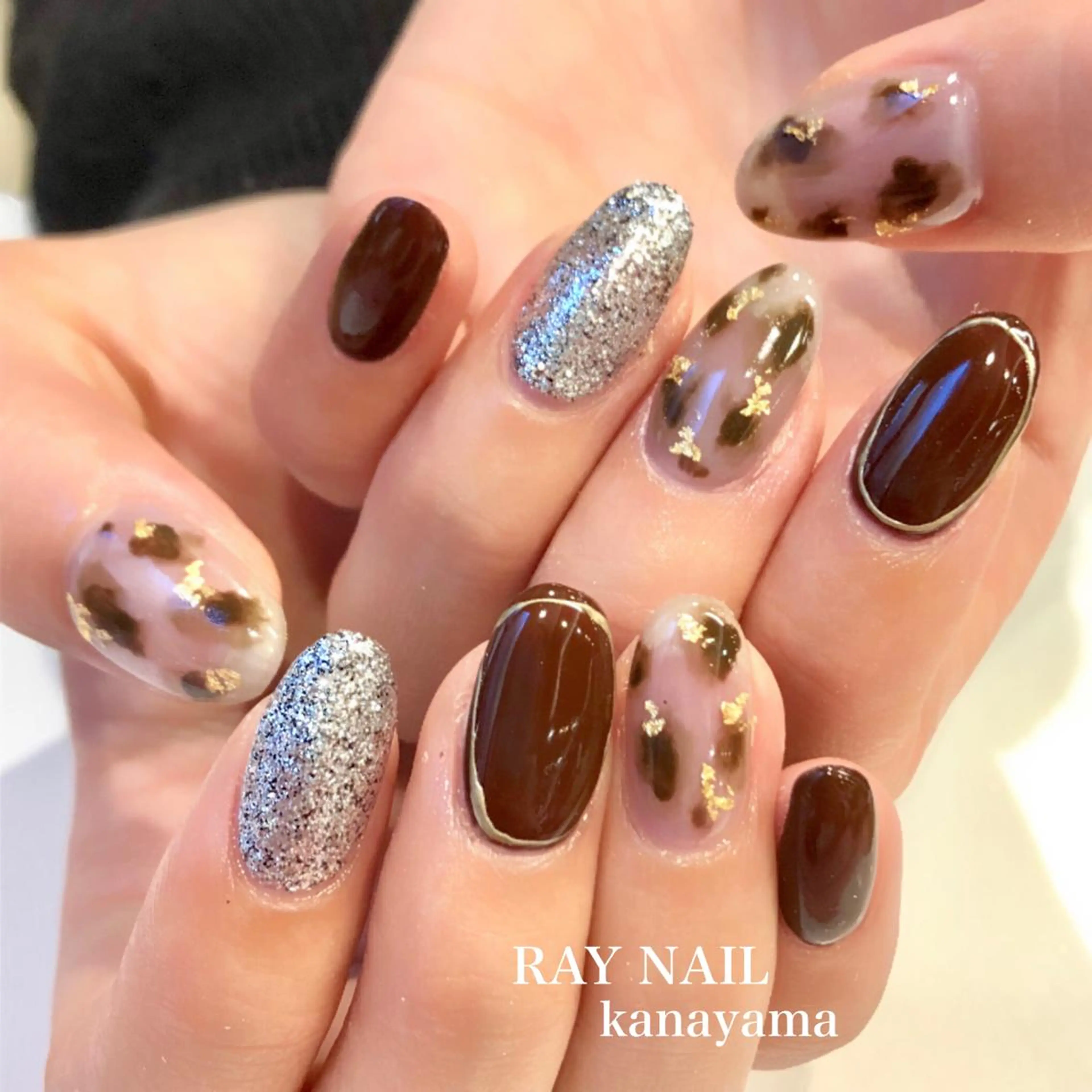 ネイル ニュアンスネイル Arowa 伊田のネイルデザイン