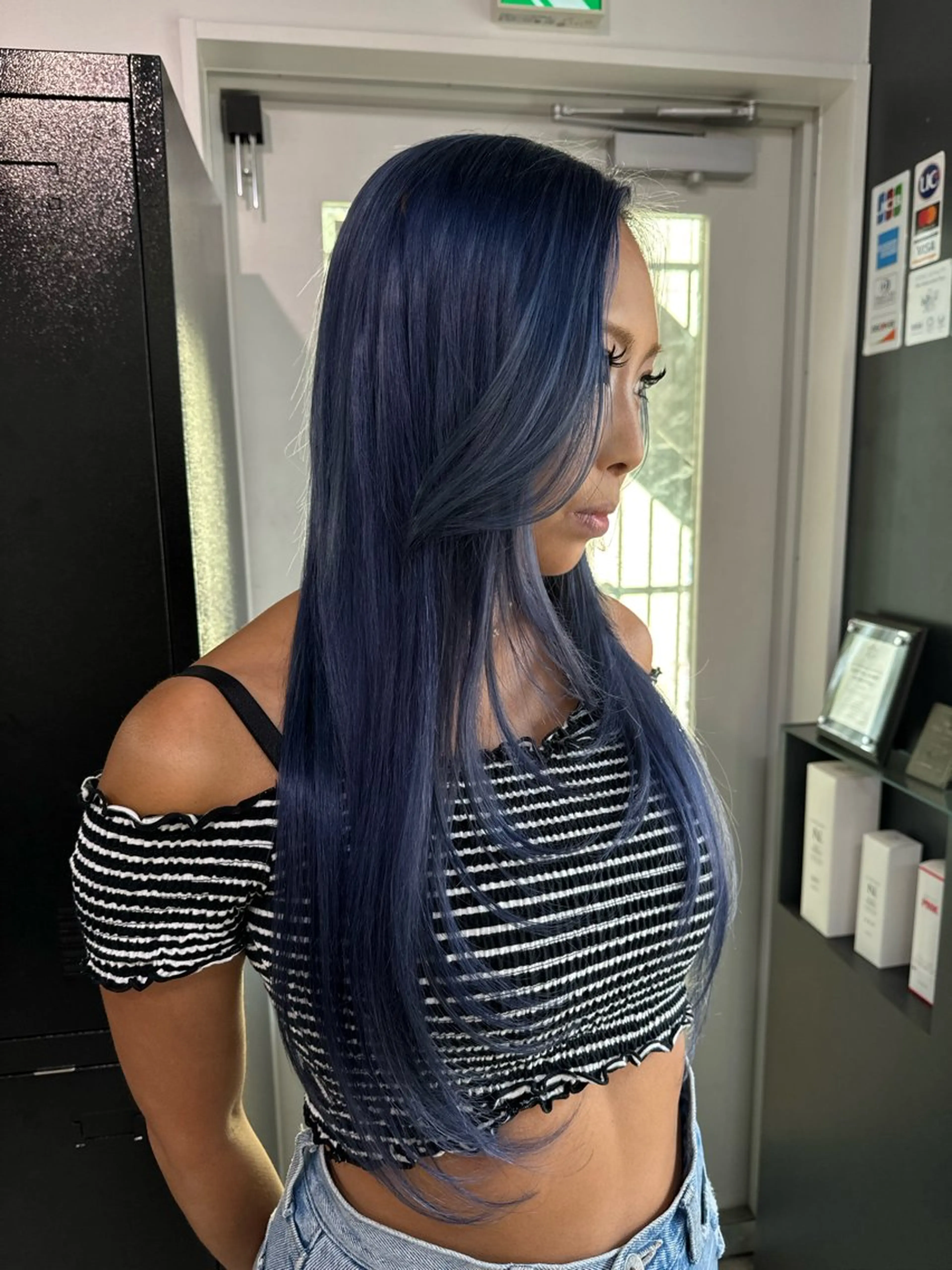 🩷🩷エクつけたままカラー＋髪質改善TR💜💜の写真