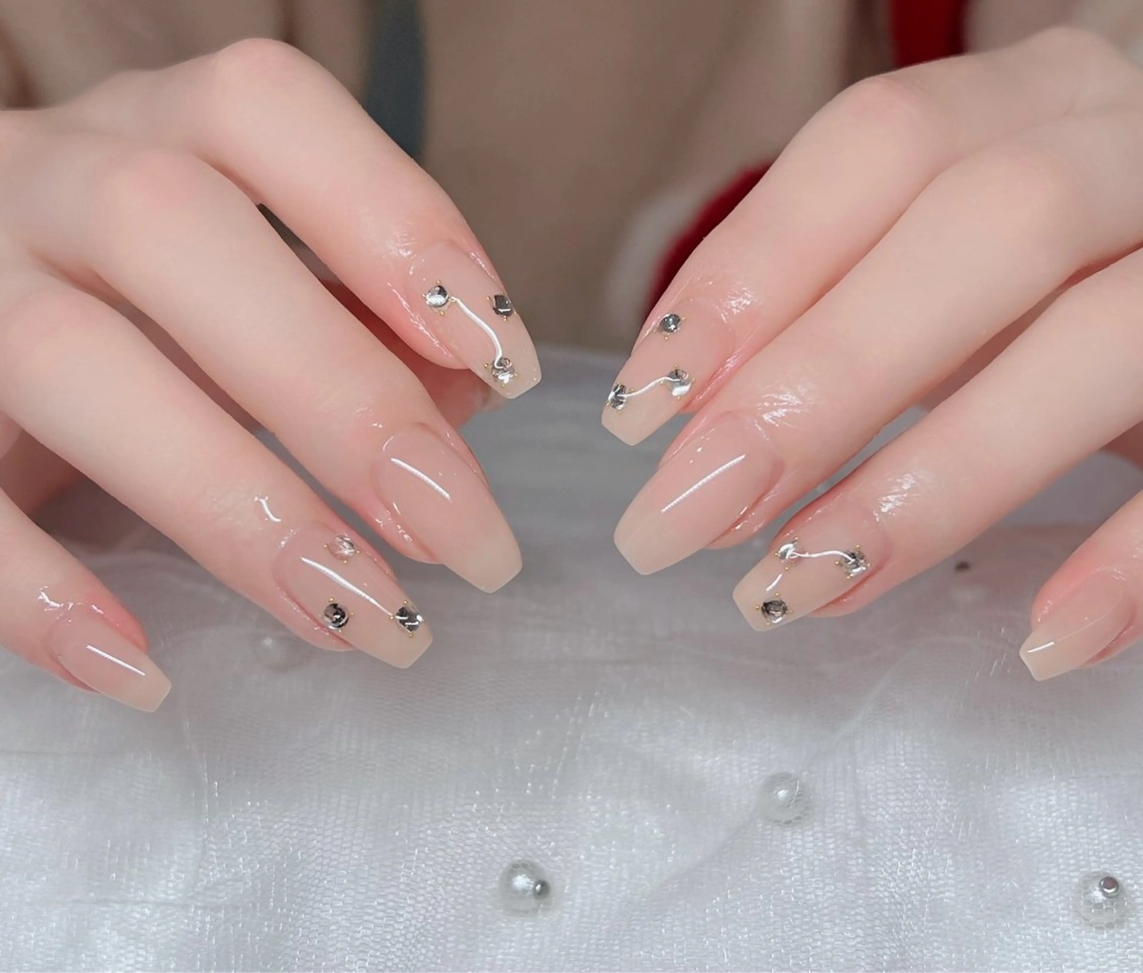 ネイル 🎀PG🩵 ネイルサロンのネイルデザイン