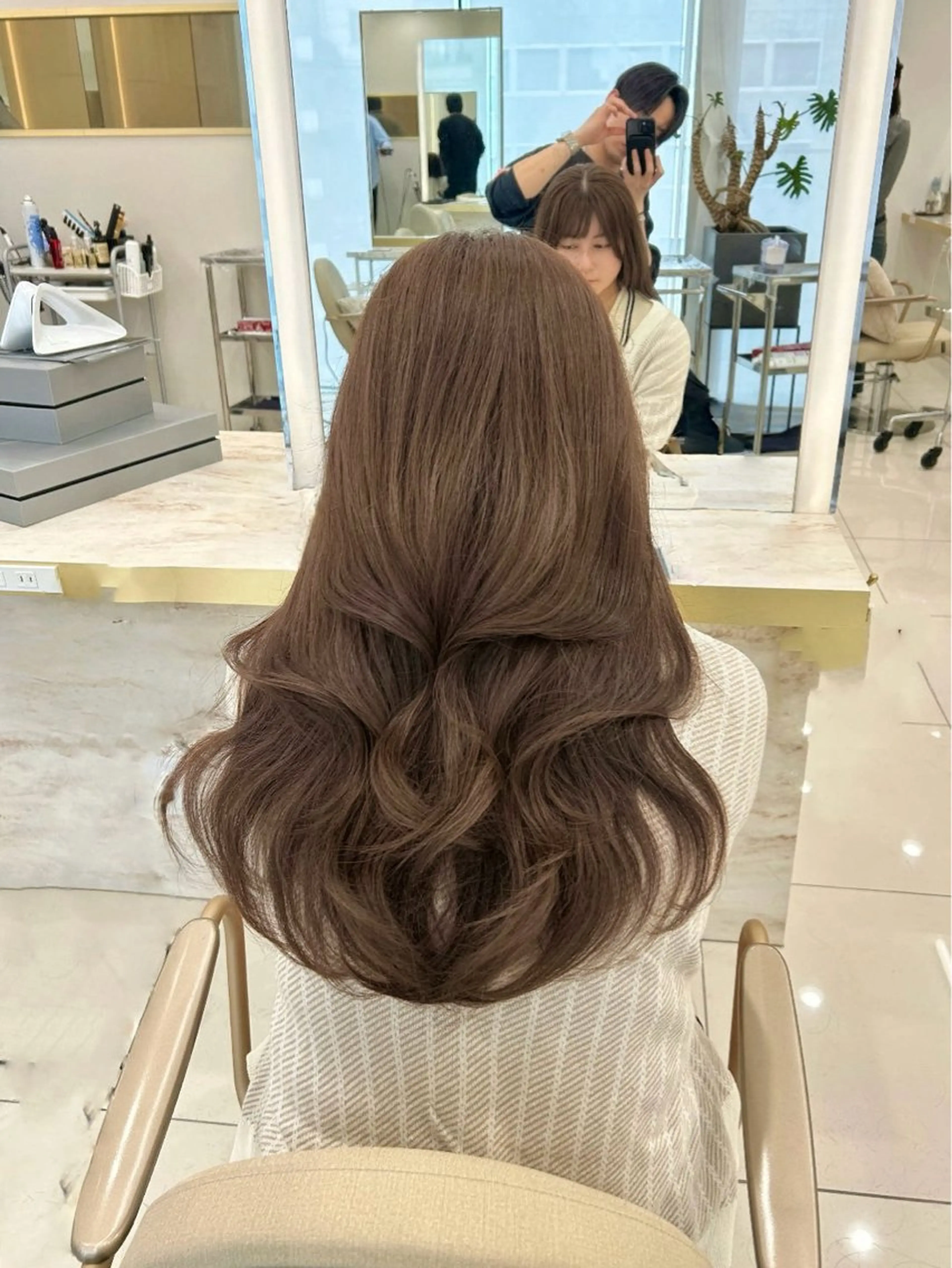 【人気NO.3】透明感カラー➕エスダブリッシュトリートメント🫧の写真