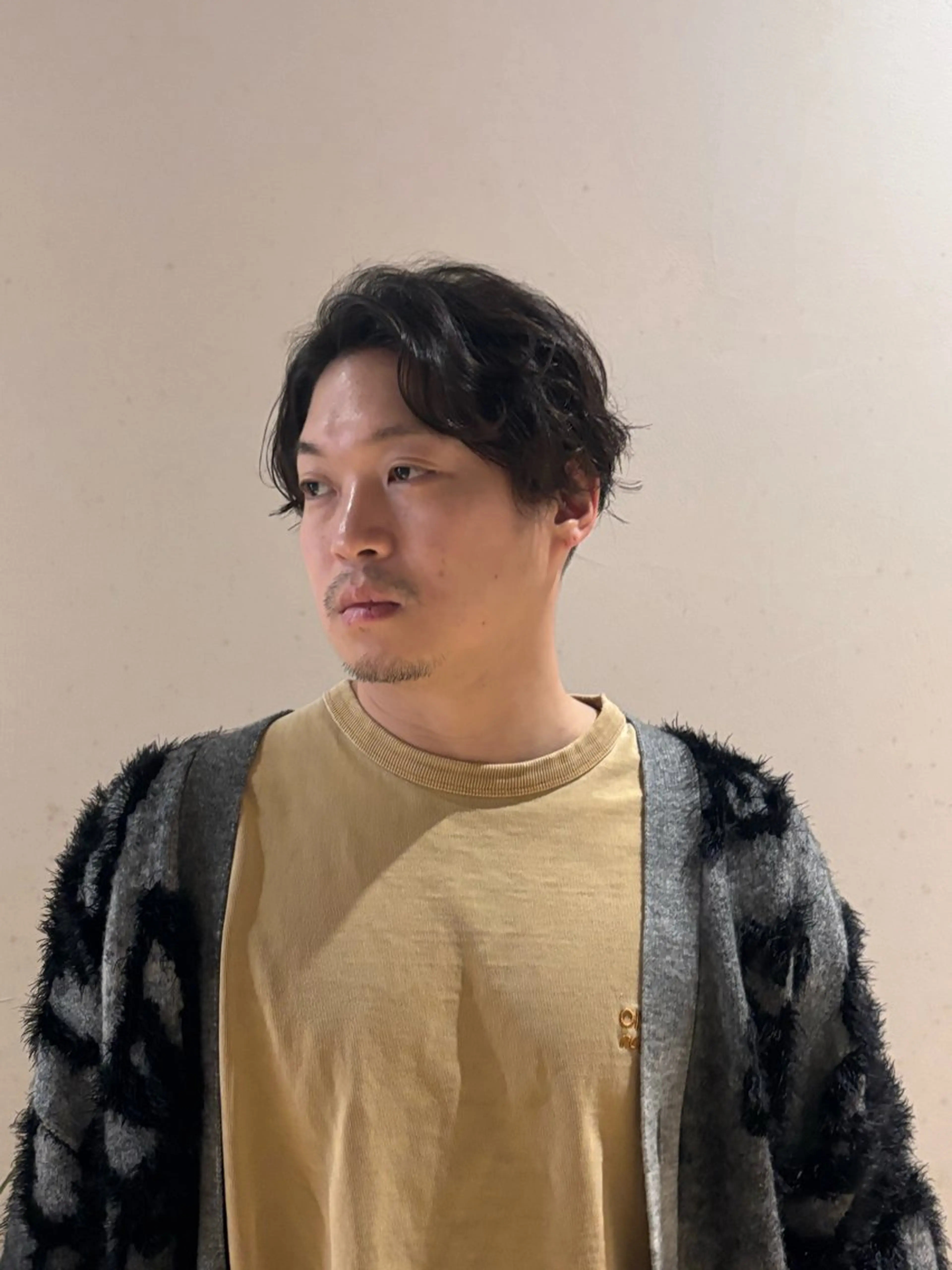 メンズ カット パーマ 太田 渚遊のヘアスタイル