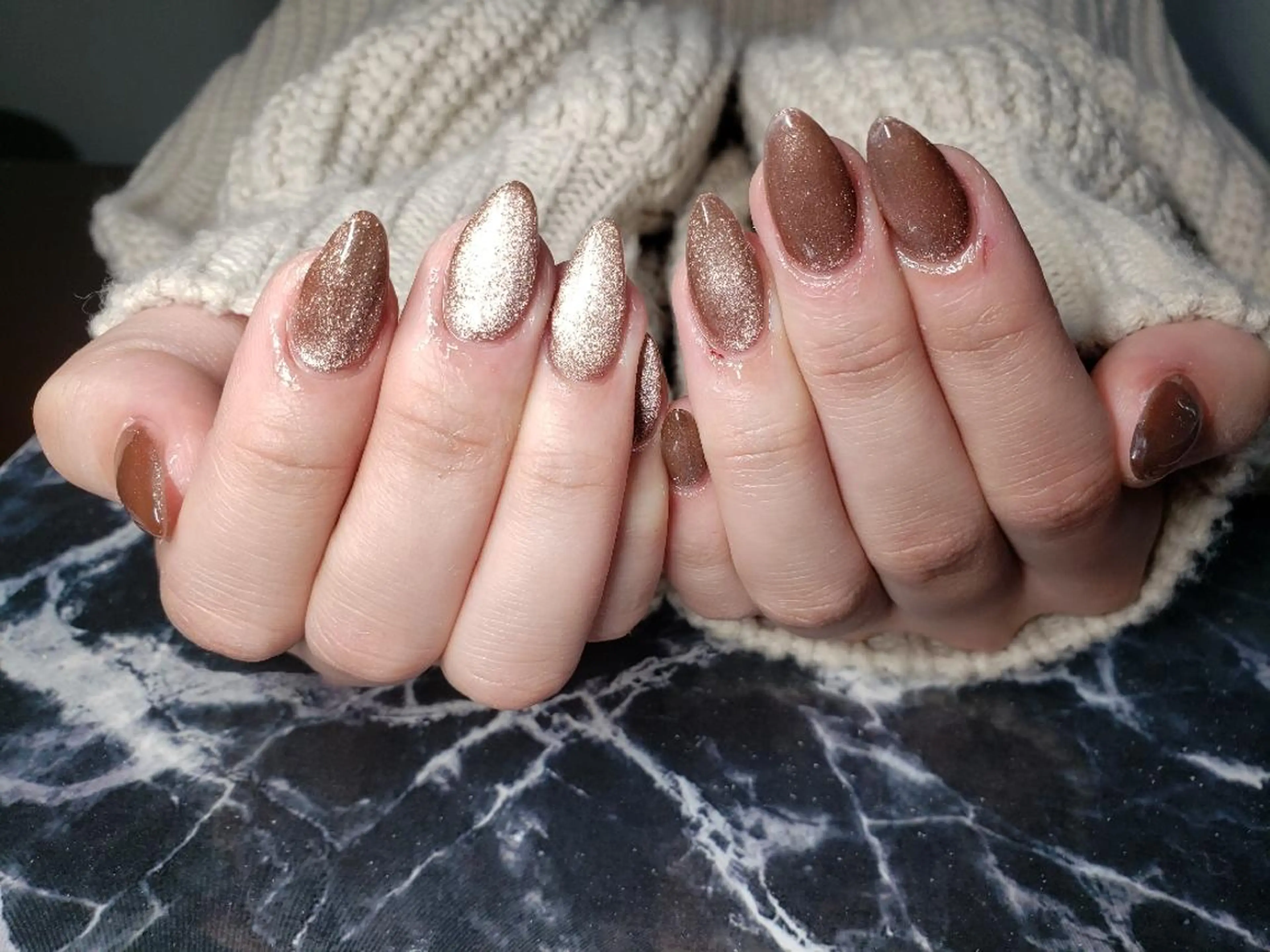 ショート ネイル ハンドネイル クロキ 。のネイルデザイン