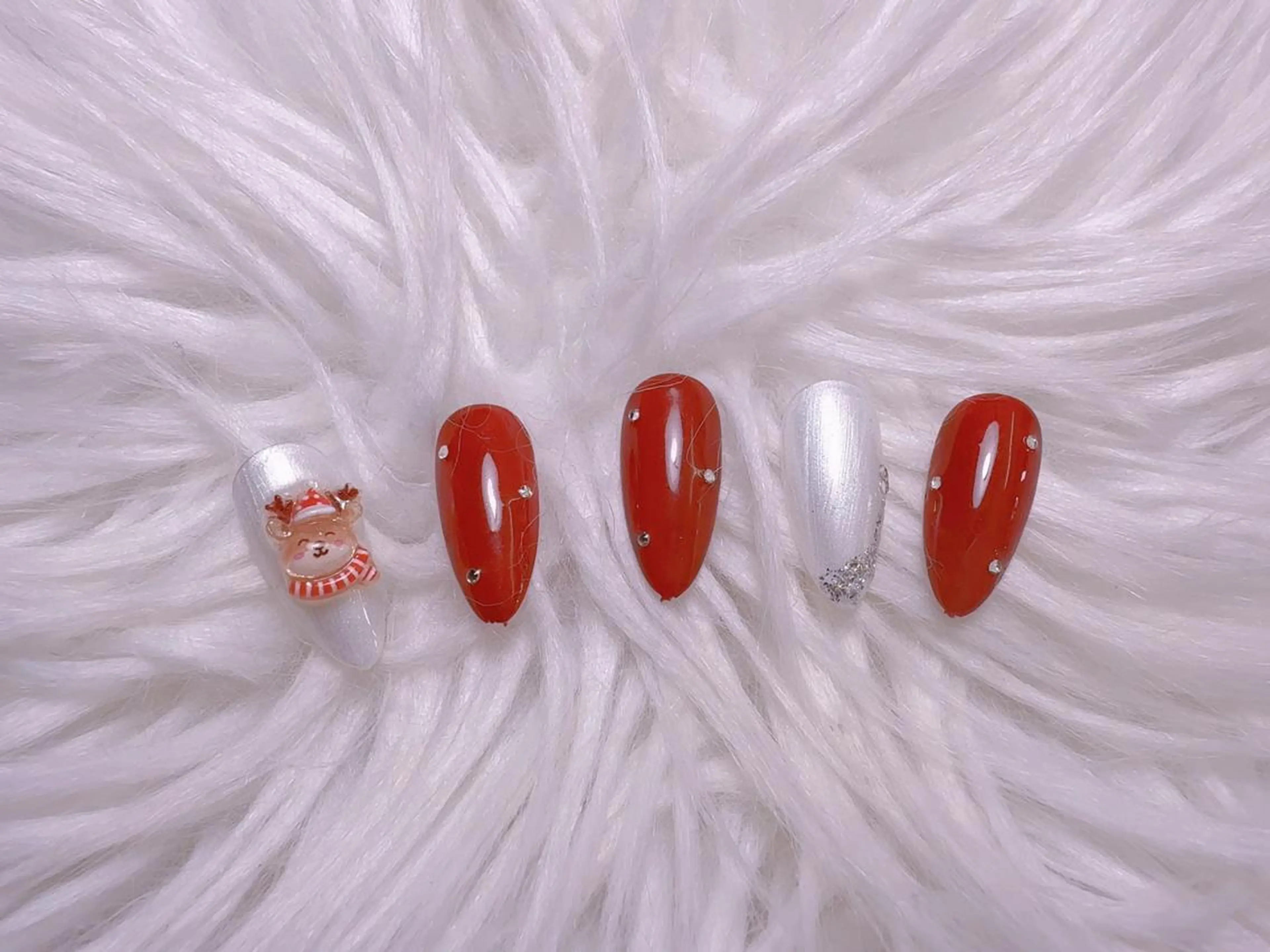 ネイル 冬ネイル クリスマス cat‘s nail🐈‍⬛のネイルデザイン