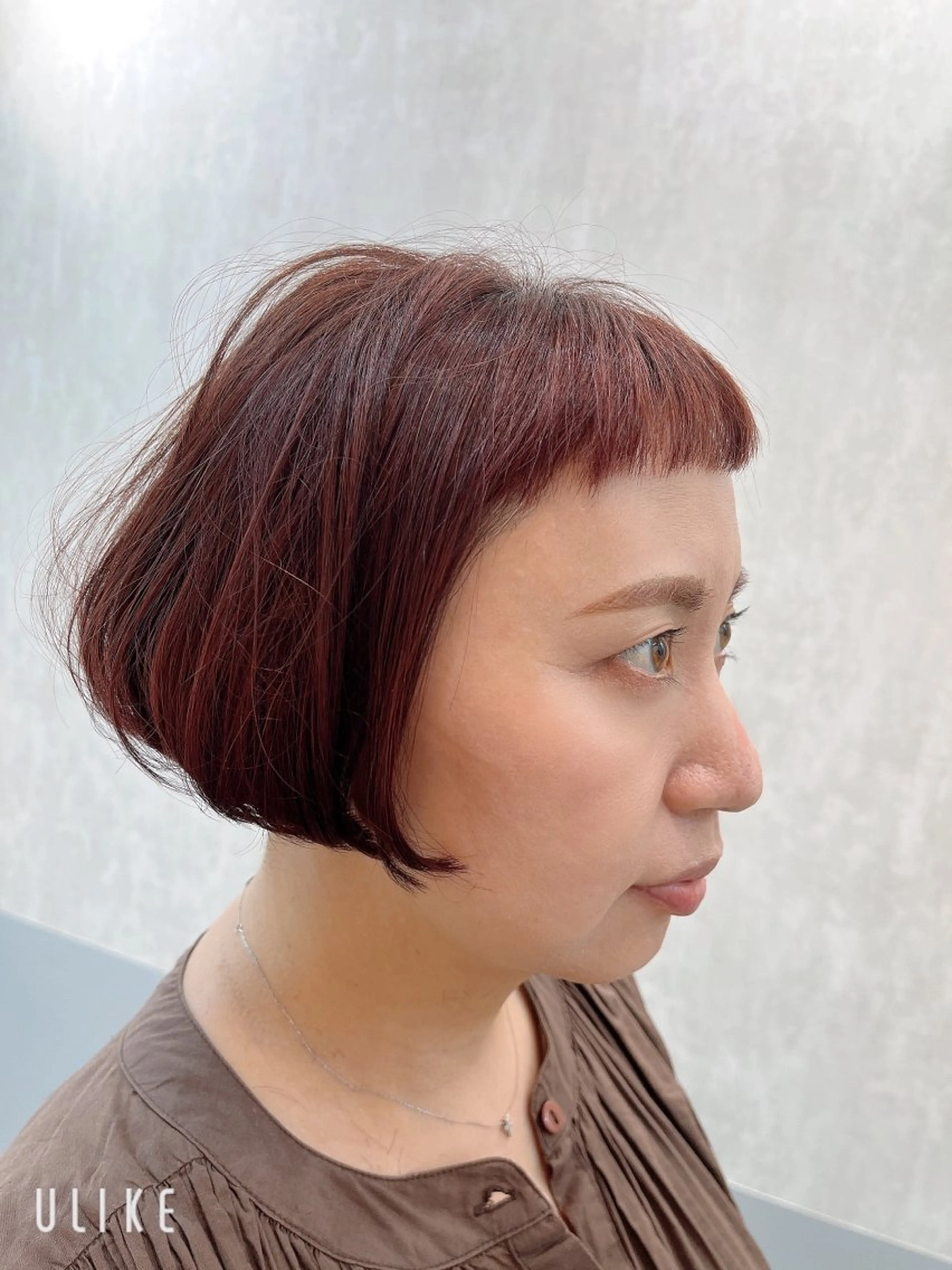 ショート GO TODAY SHAiRE SALON  神戸三宮店所属・ナチュラル艶々縮毛 矯正シェアサロンのヘアスタイル
