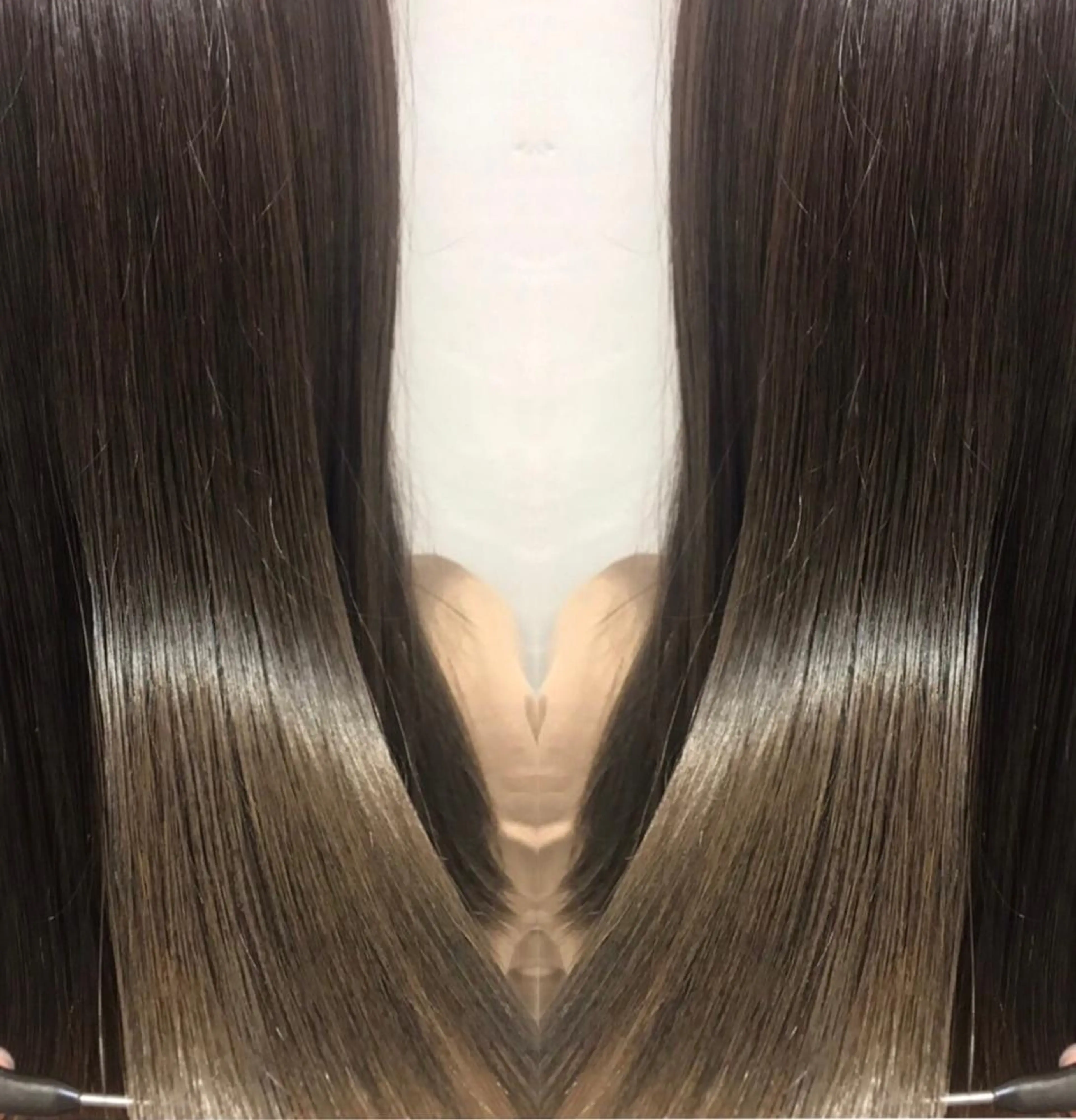 ロング 縮毛矯正 CUORE クオーレのヘアスタイル