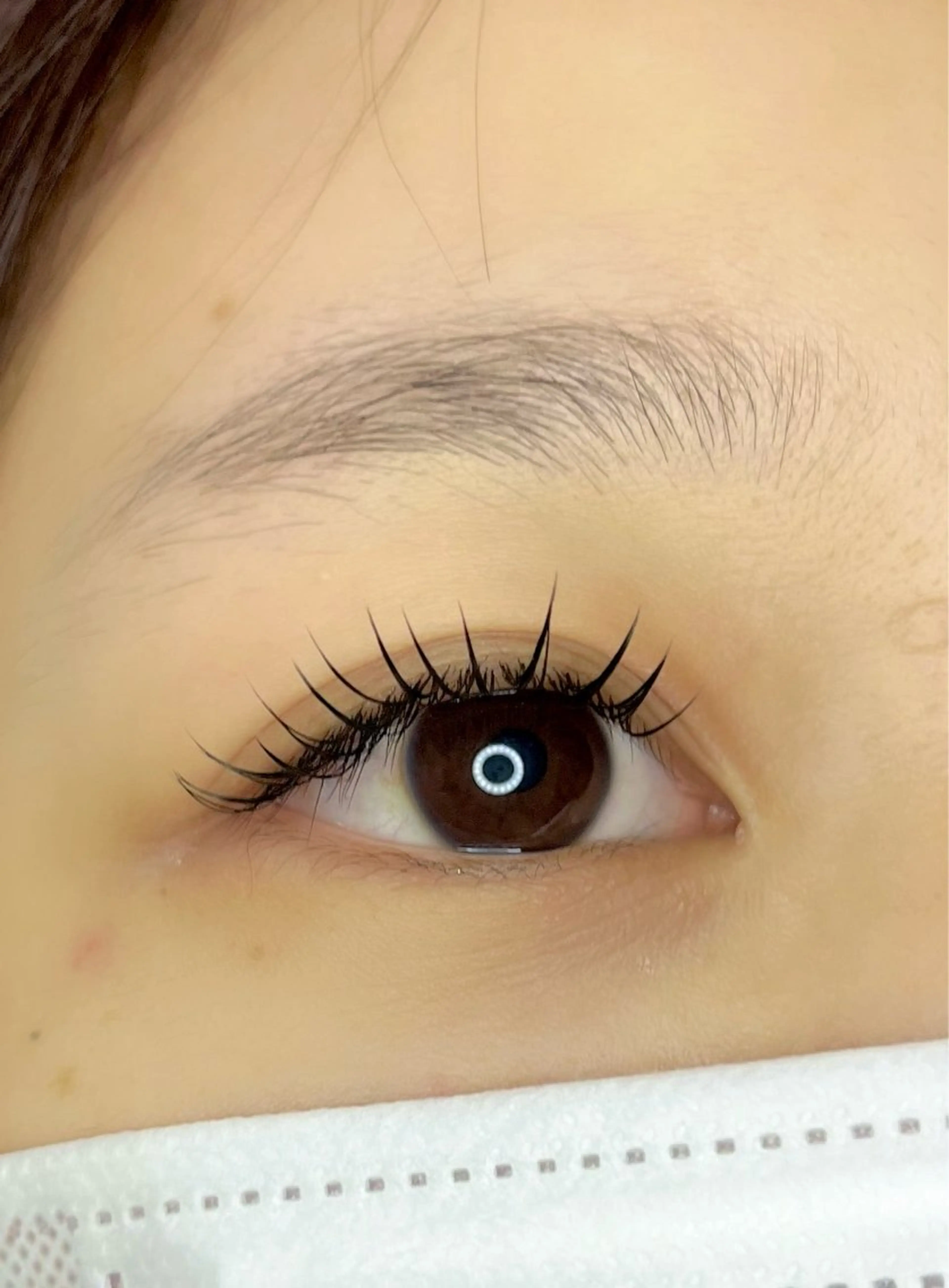 マツエク・マツパ Cカール キュート フラットラッシュ mishu eyelash  salon所属・赤井 真珠のマツエク・マツパデザイン