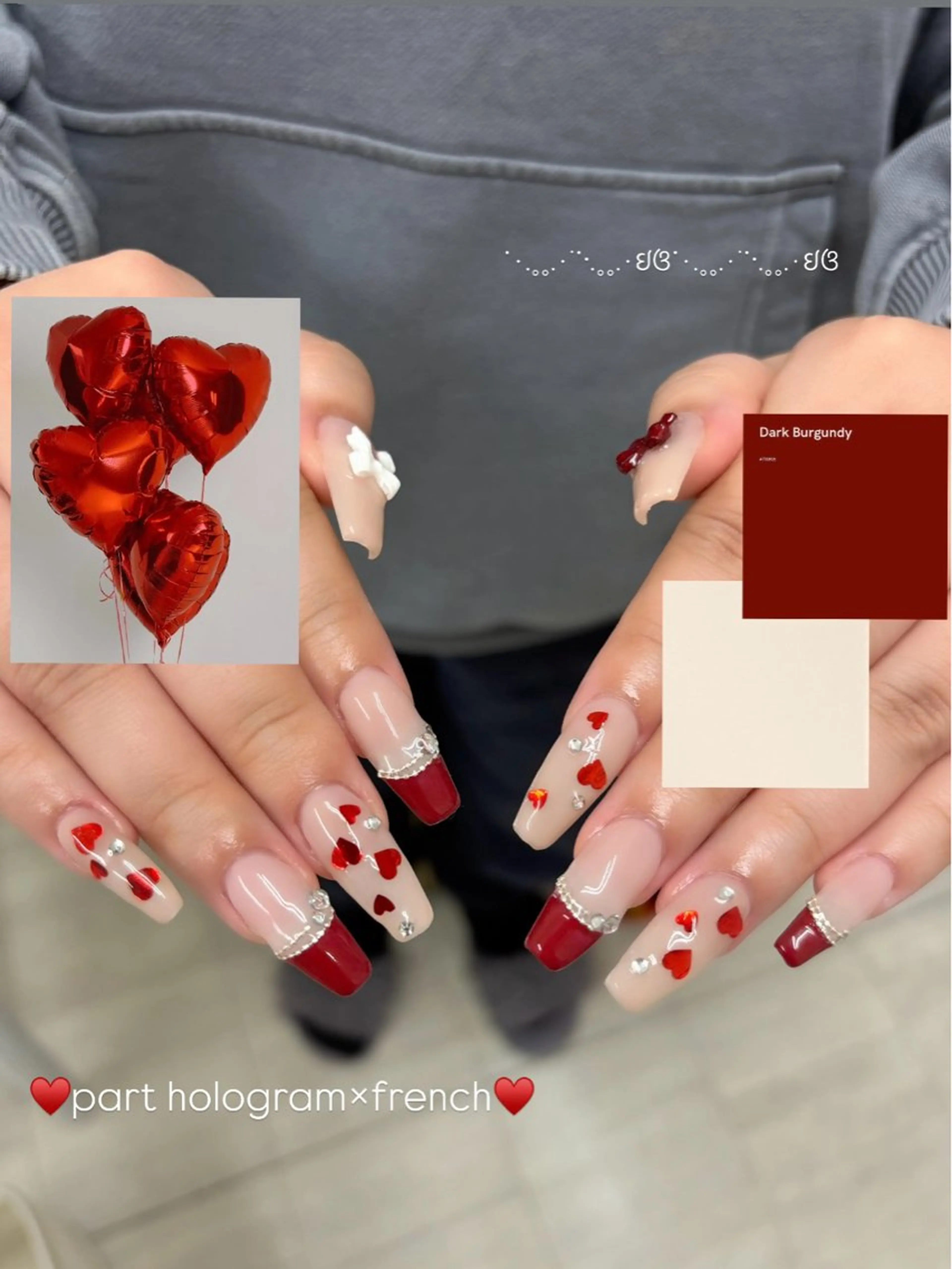 ネイル 持ち込み ハンドネイル Rire eye + beauty 【リールアイプラスビューティー】所属・Rire miuのネイルデザイン