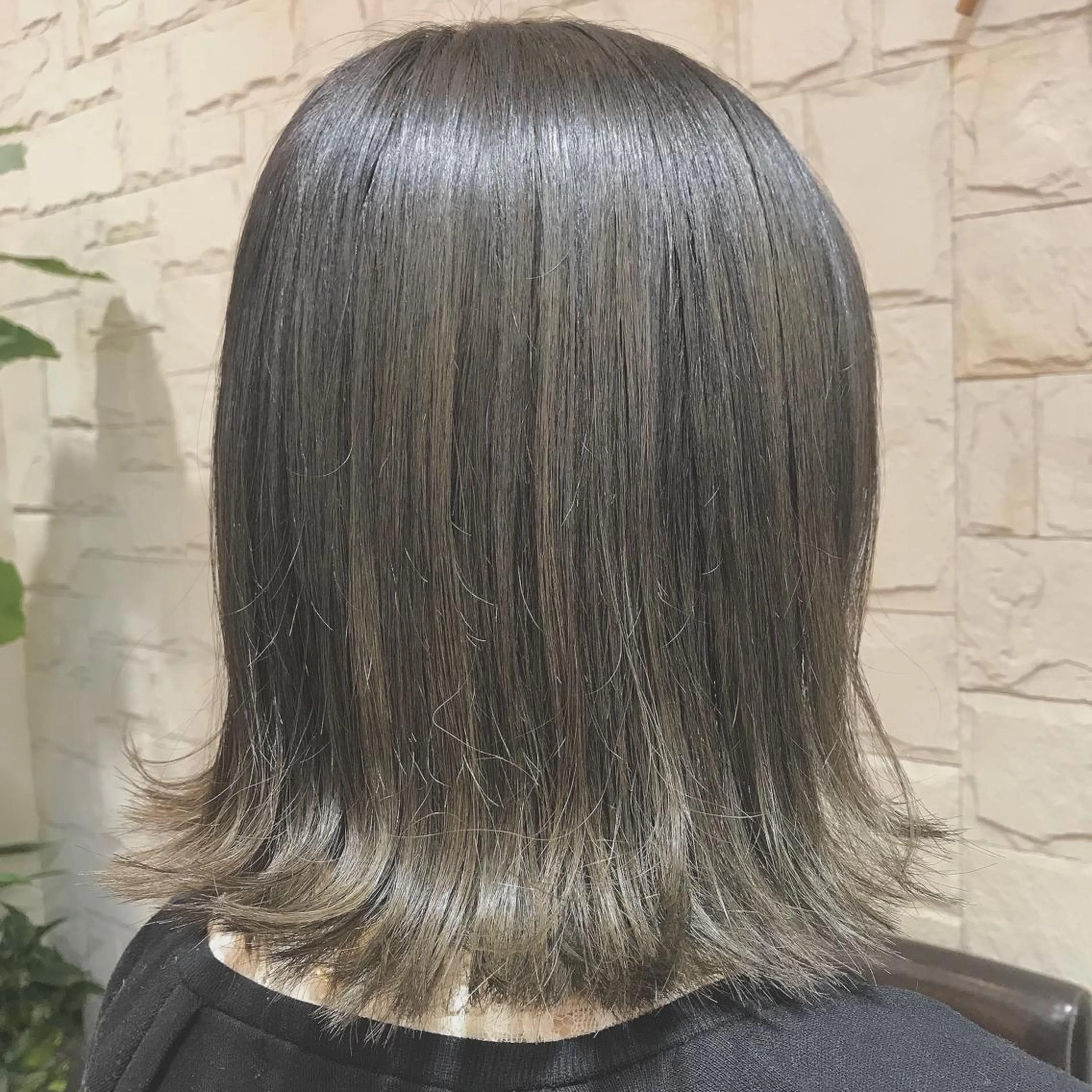 ミディアム カラー 🥛洒落髪小顔cut なら龍崎🥛のヘアスタイル