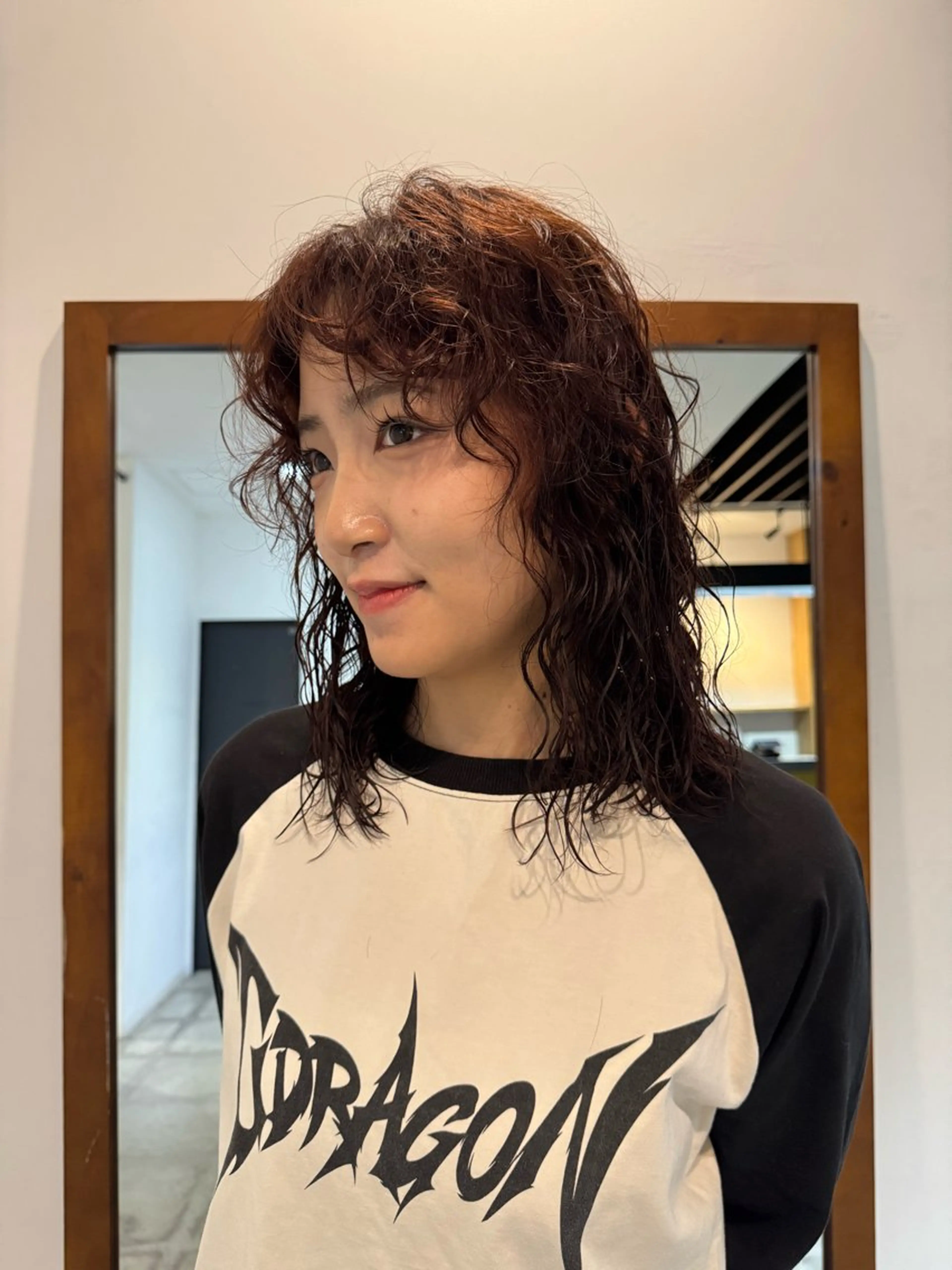 ロング パーマ パーマ 小林 翼のヘアスタイル