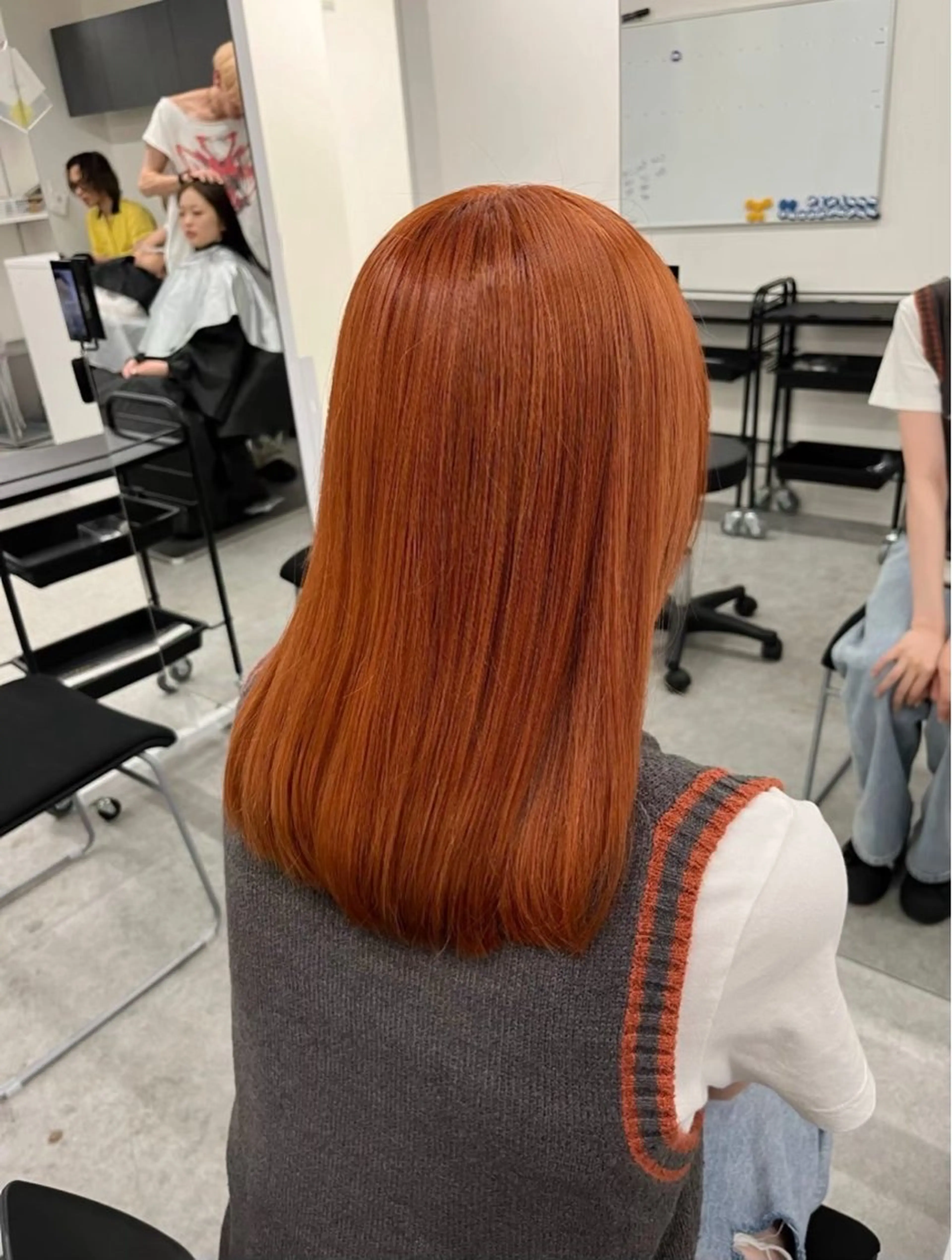 ロング 髪質改善 mina/暖色カラー 🥀韓国風カット🥀のヘアスタイル