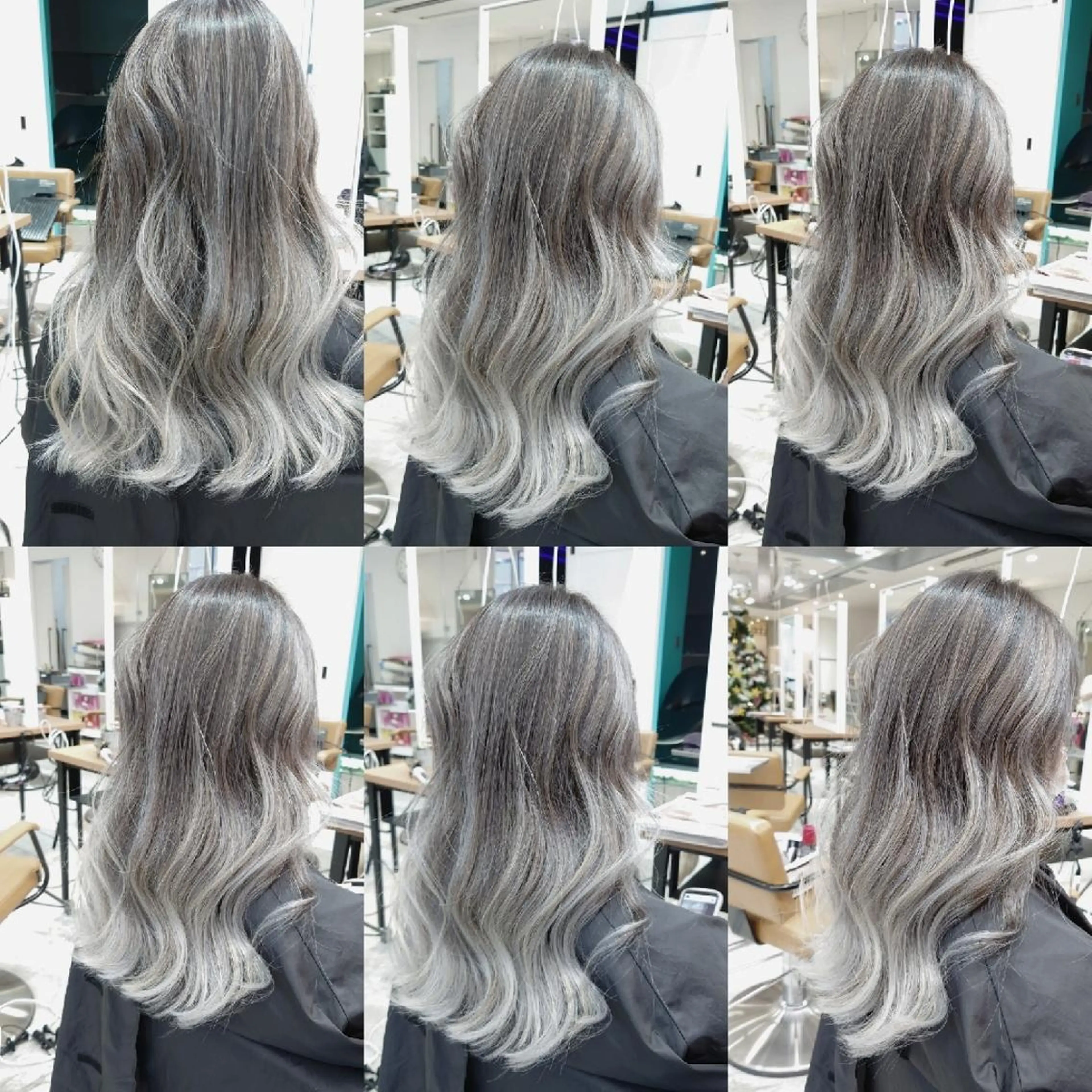 セミロング カラー カット ヘアカラー トリートメント 艶髪✨ブリーチ職人 井手正康のヘアスタイル