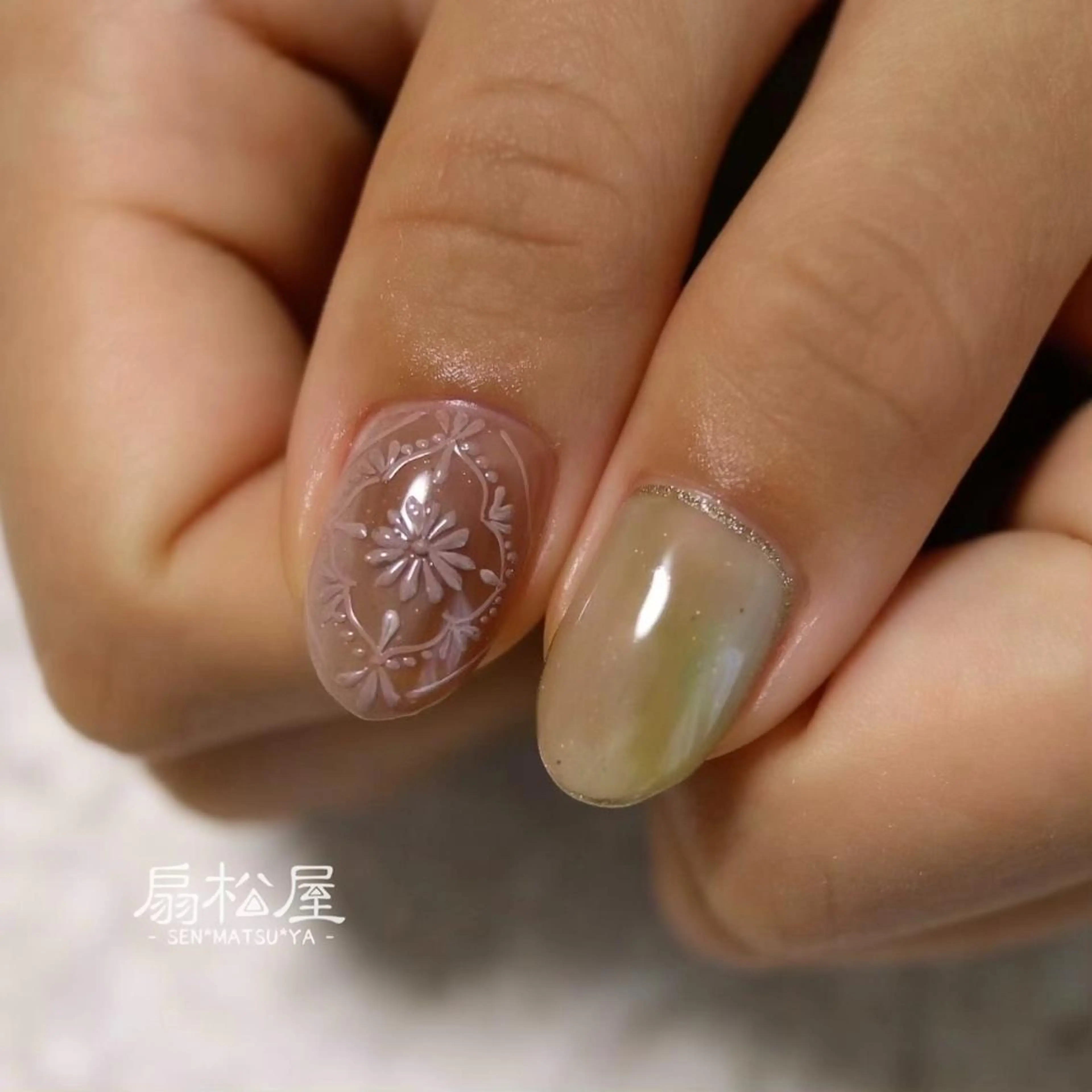 ネイル 扇松屋 marie.nのネイルデザイン