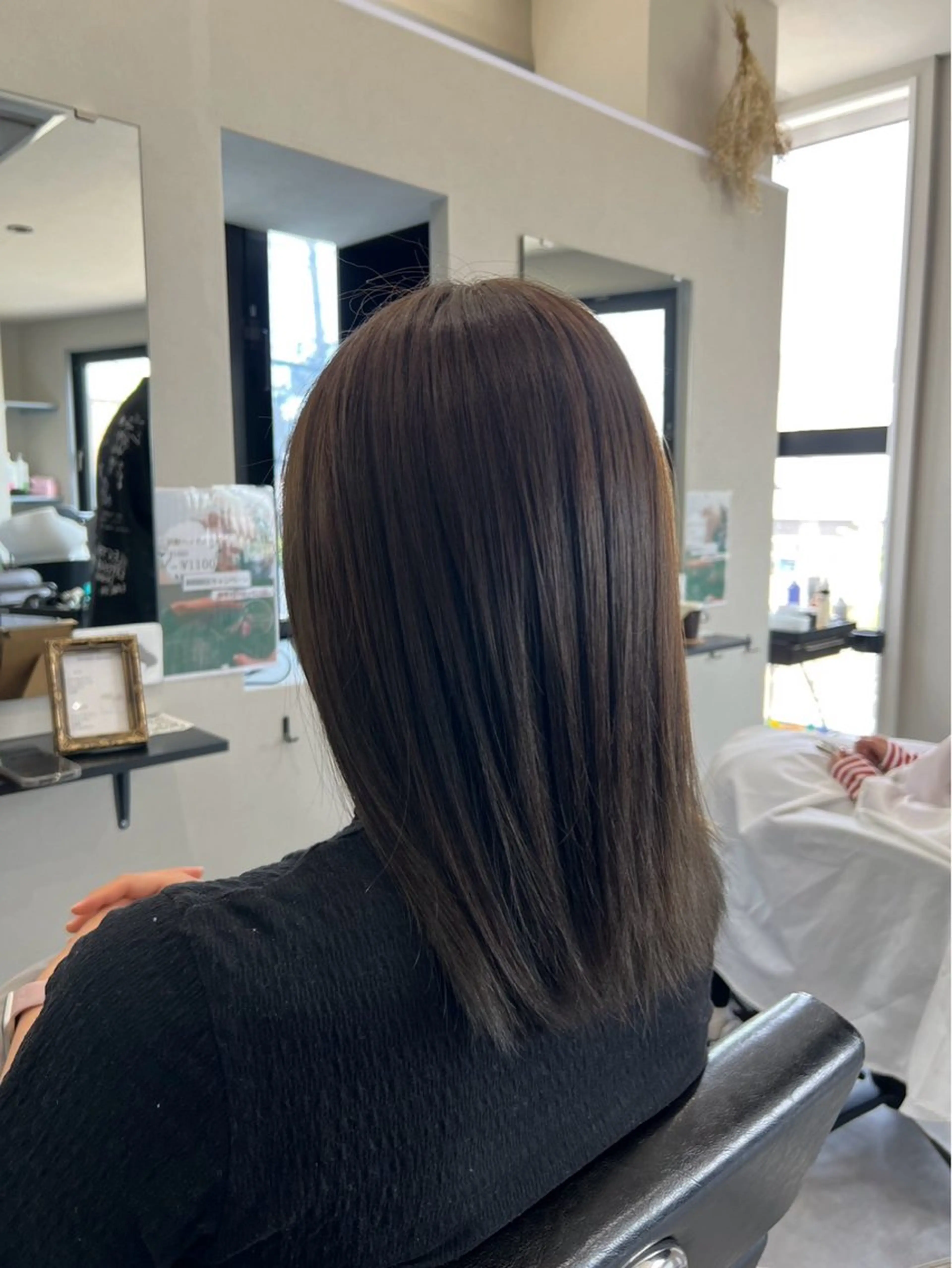 セミロング カット ヘアカラー トリートメント エヌプランツイズミフチュウ所属・エヌプランツ 和泉府中のヘアスタイル