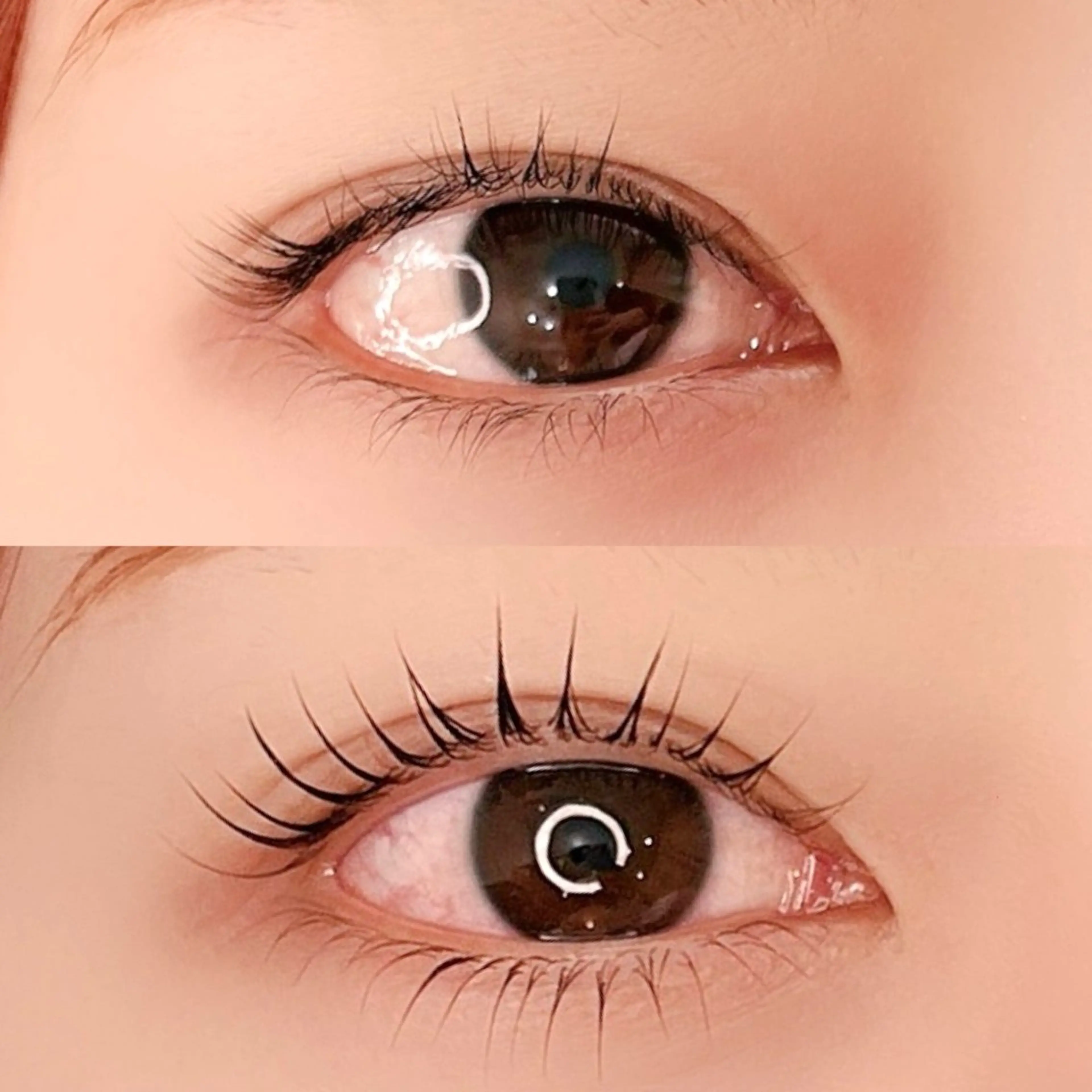 マツエク・マツパ 下まつげエクステ 一重×まつ毛パーマ 為永 千尋のマツエク・マツパデザイン